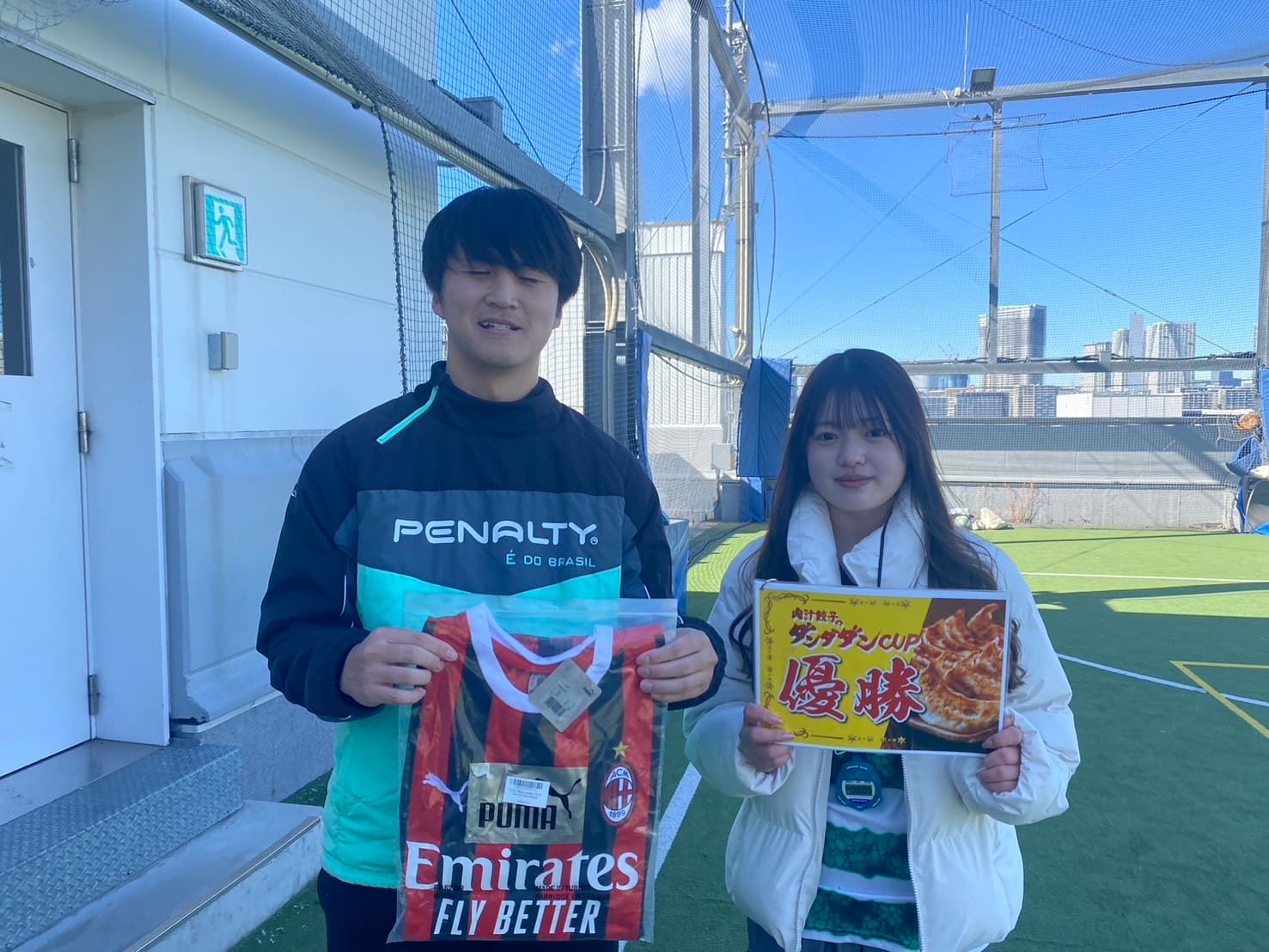 2025年2月8日 有明 BUDDYスポーツアリーナ 屋上人工芝コート フットサル 大会風景