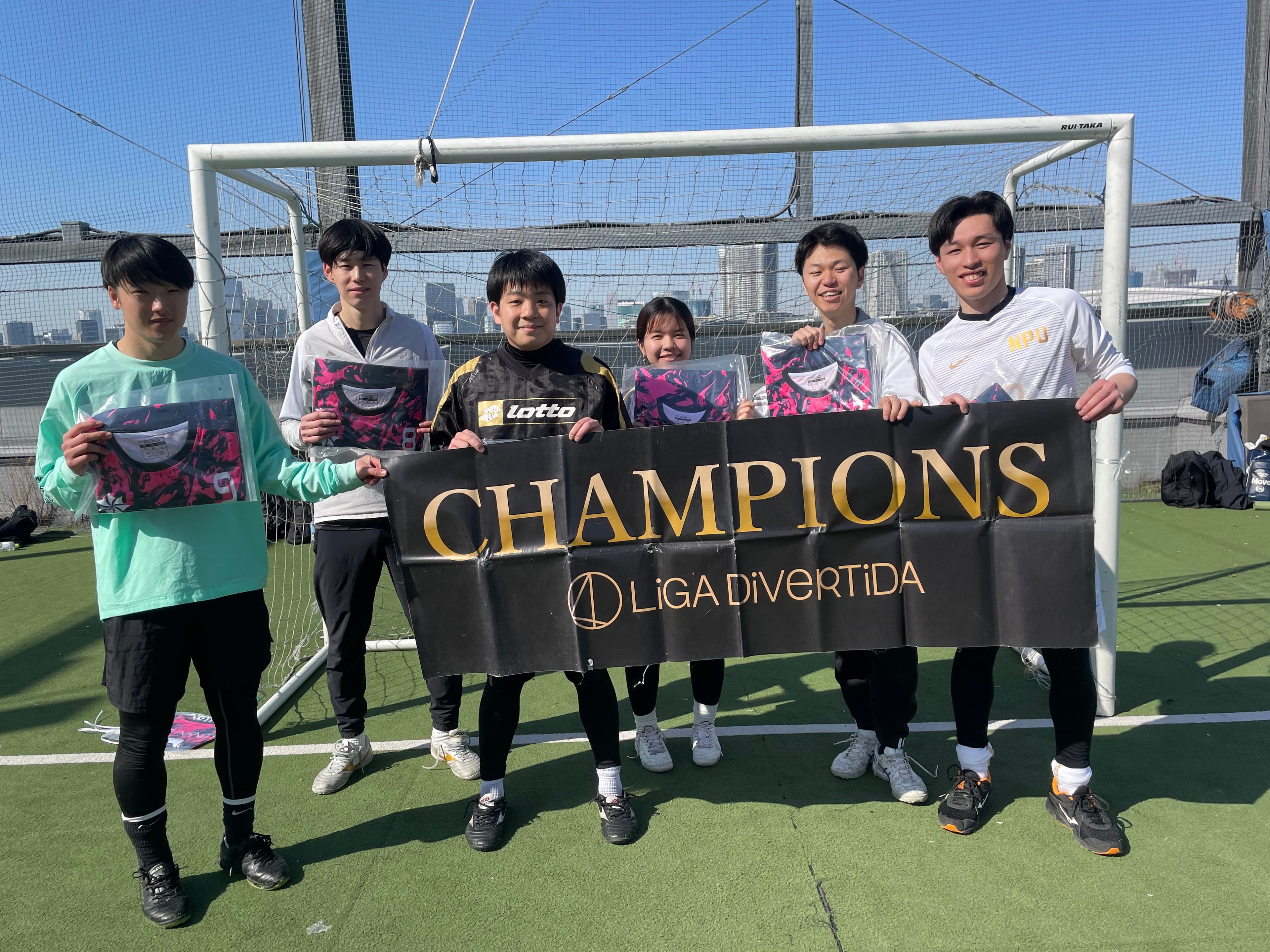 2025年2月15日 有明 BUDDYスポーツアリーナ 屋上人工芝コート フットサル 表彰