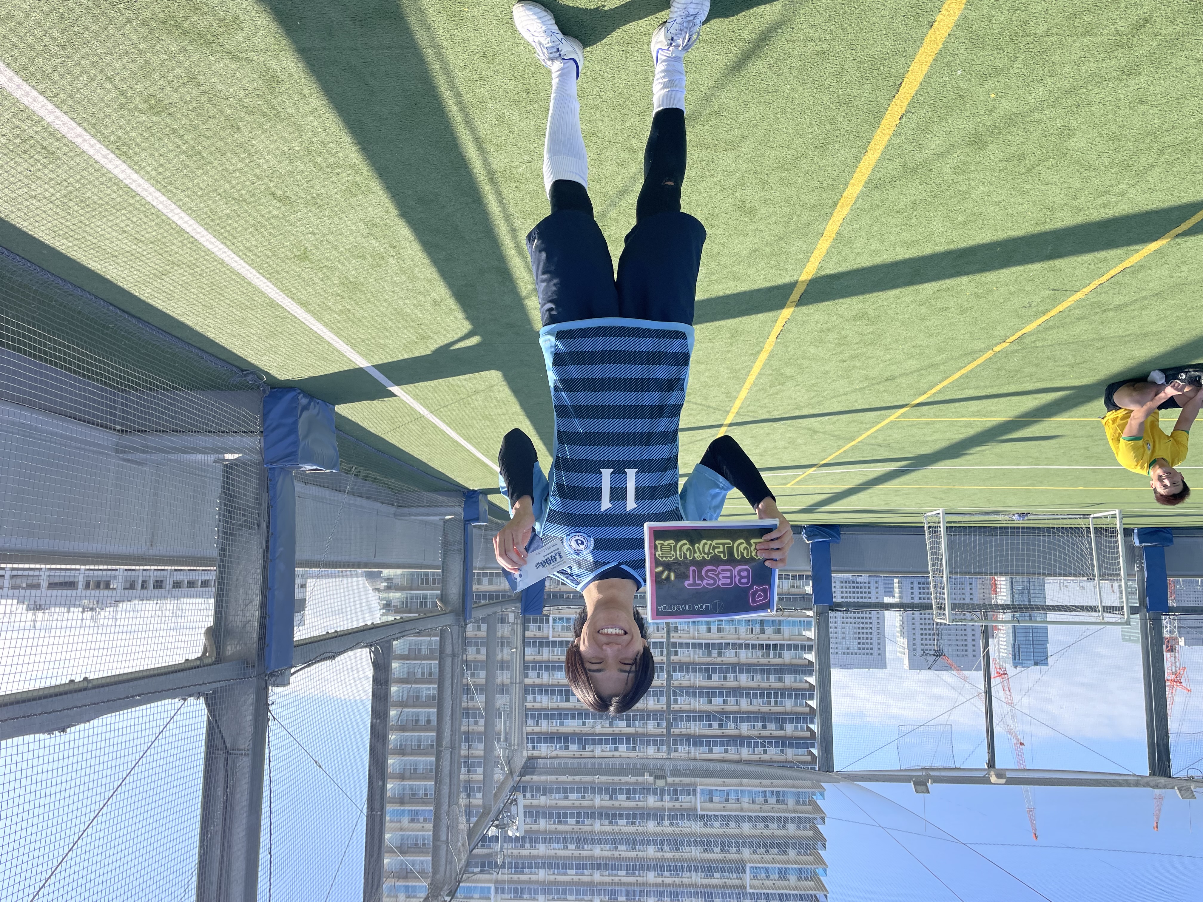 2025年2月15日 有明 BUDDYスポーツアリーナ 屋上人工芝コート フットサル 大会風景