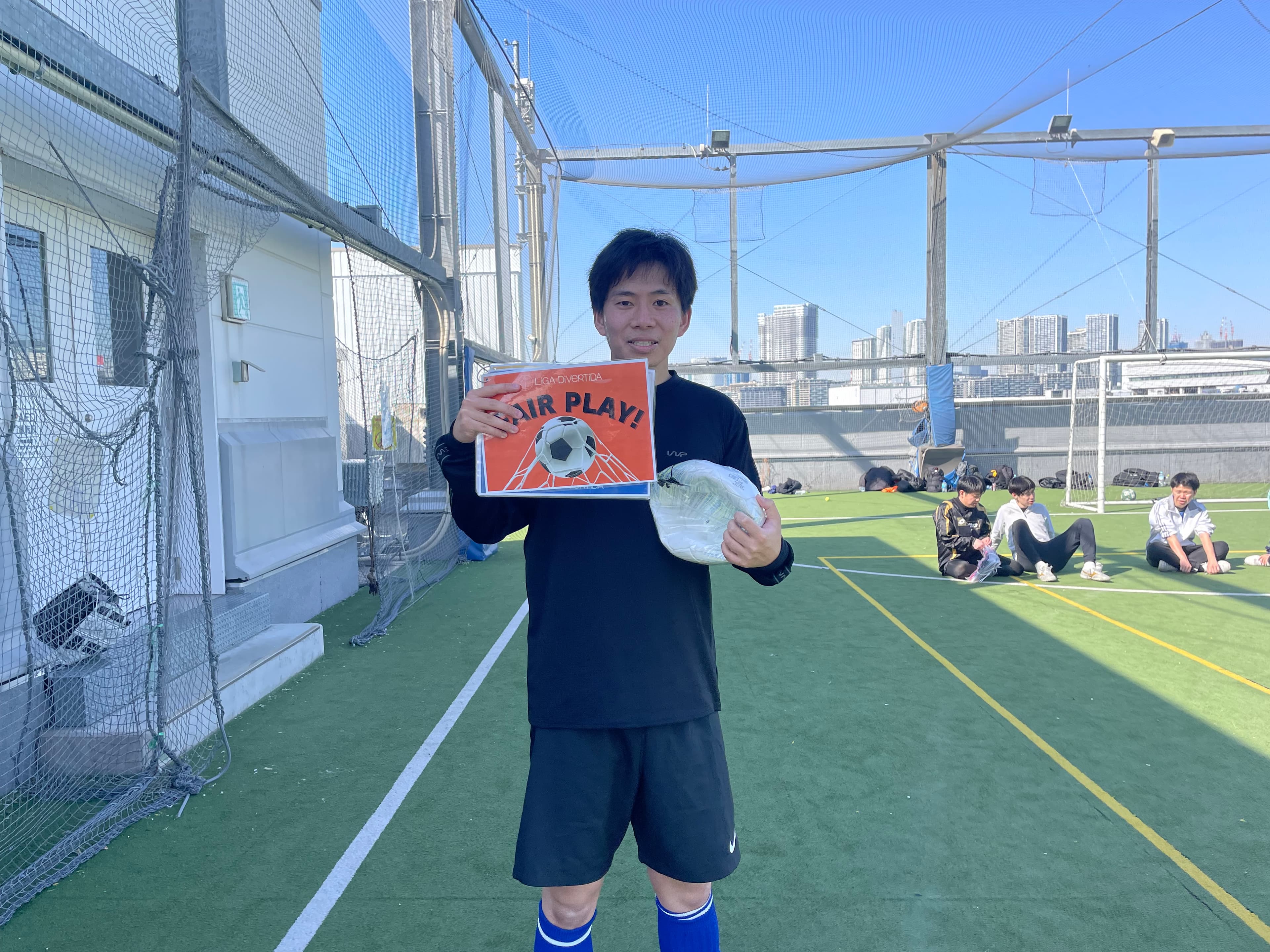2025年2月15日 有明 BUDDYスポーツアリーナ 屋上人工芝コート フットサル 大会風景