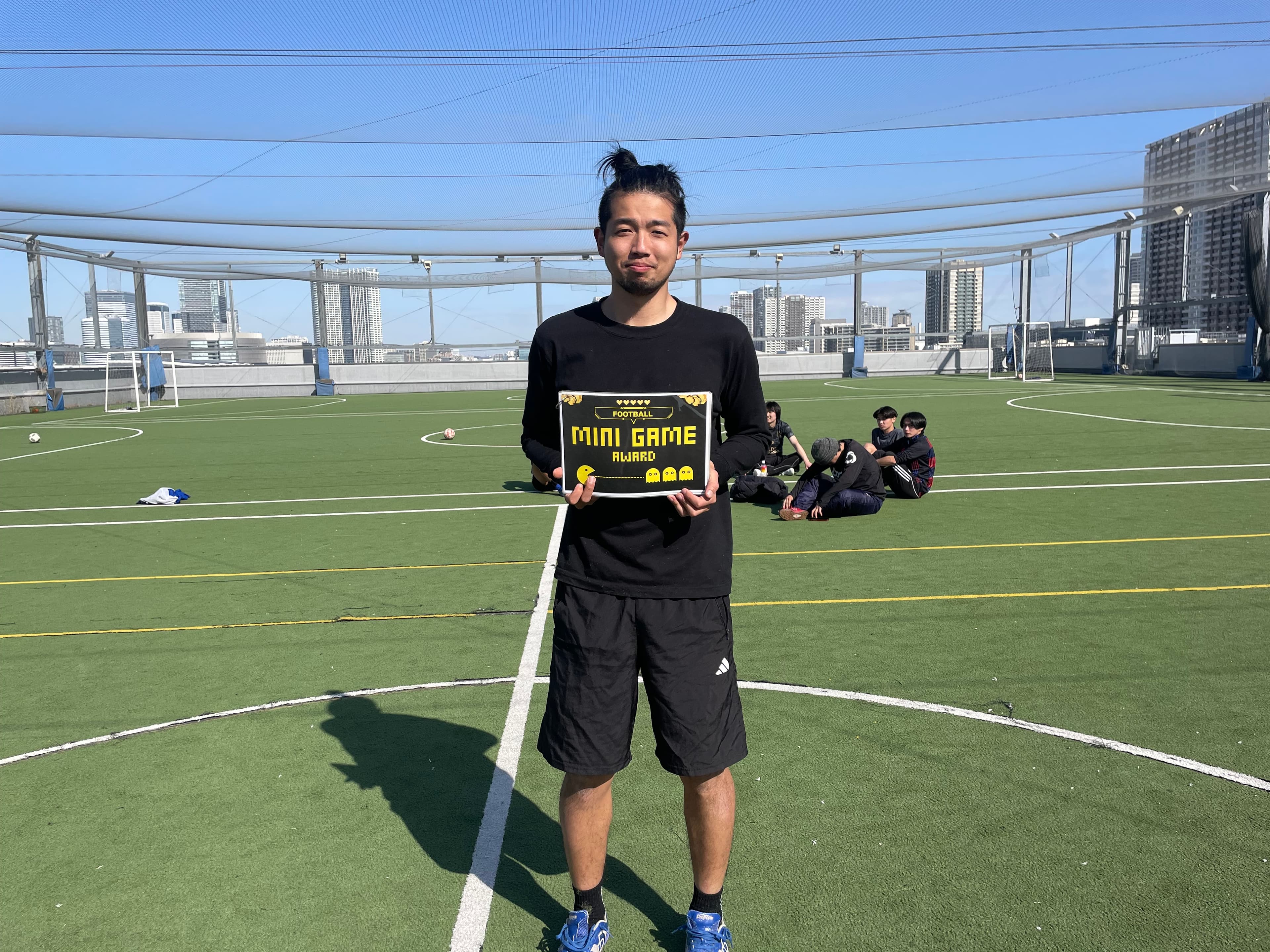 2025年2月15日 有明 BUDDYスポーツアリーナ 屋上人工芝コート フットサル 大会風景