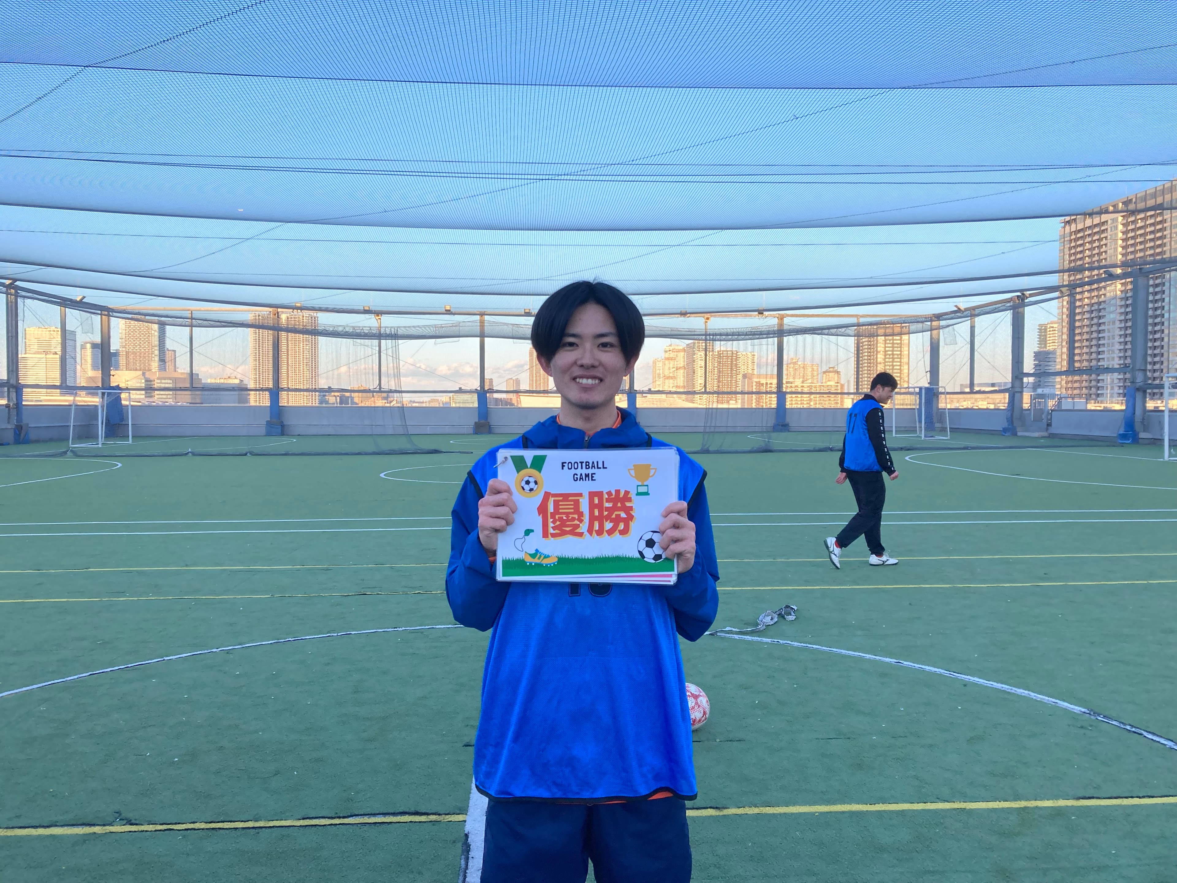 2025年2月22日 有明 BUDDYスポーツアリーナ 屋上人工芝コート フットサル 大会風景