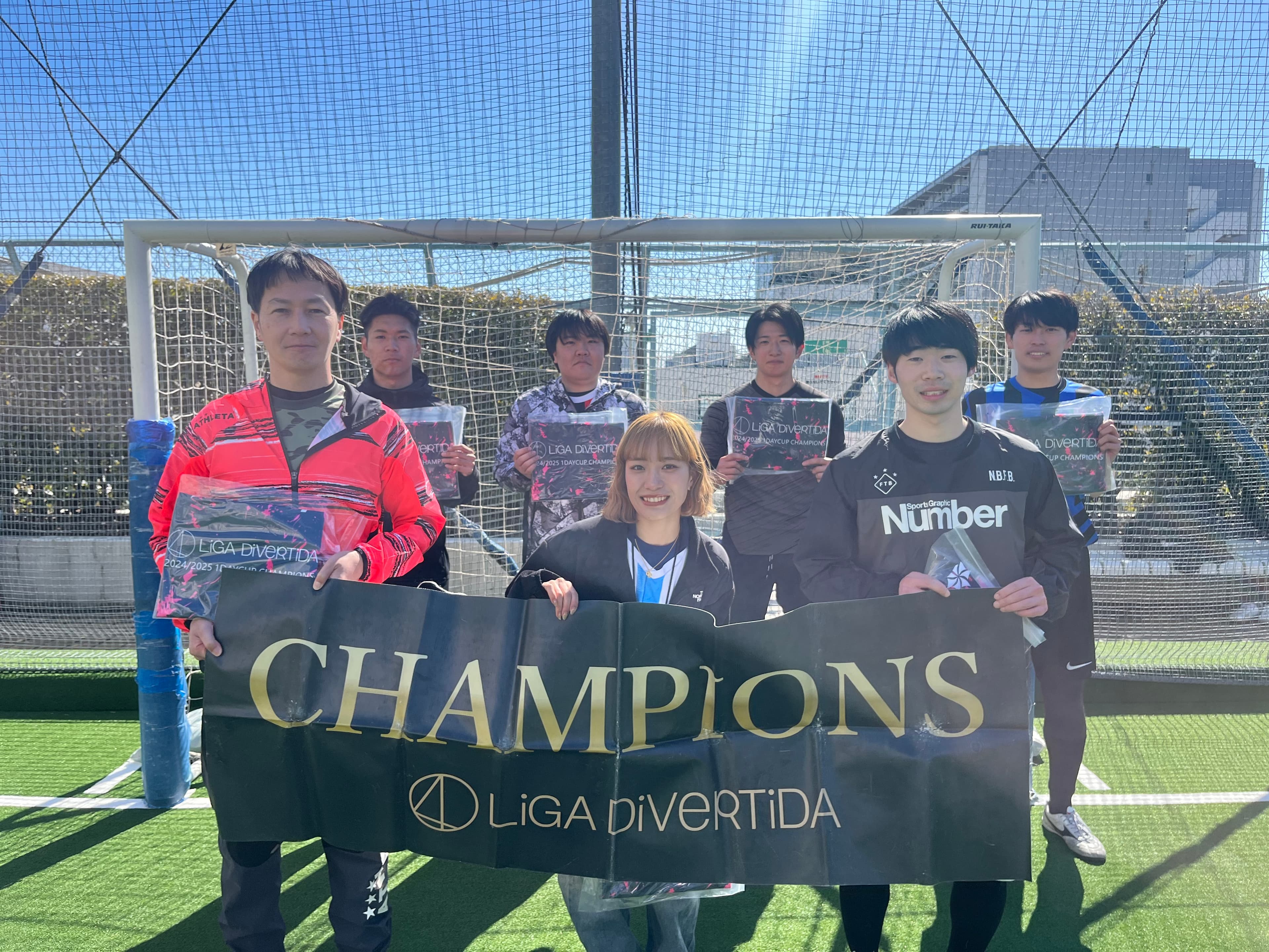 2025年2月23日 錦糸町 MIYAMOTO FUTSAL PARK マルイ フットサル 表彰