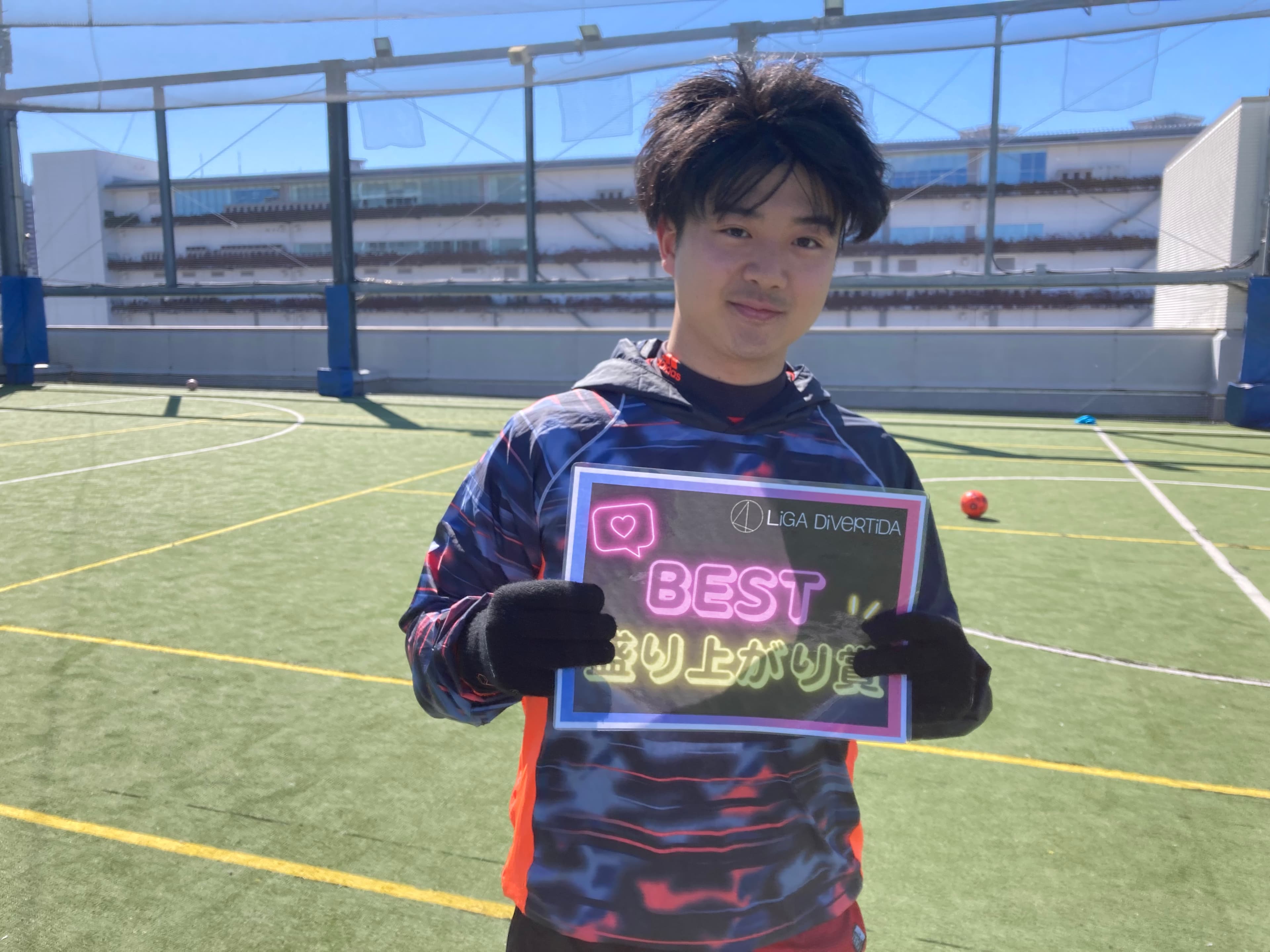 2025年2月24日 有明 BUDDYスポーツアリーナ 屋上人工芝コート フットサル 大会風景