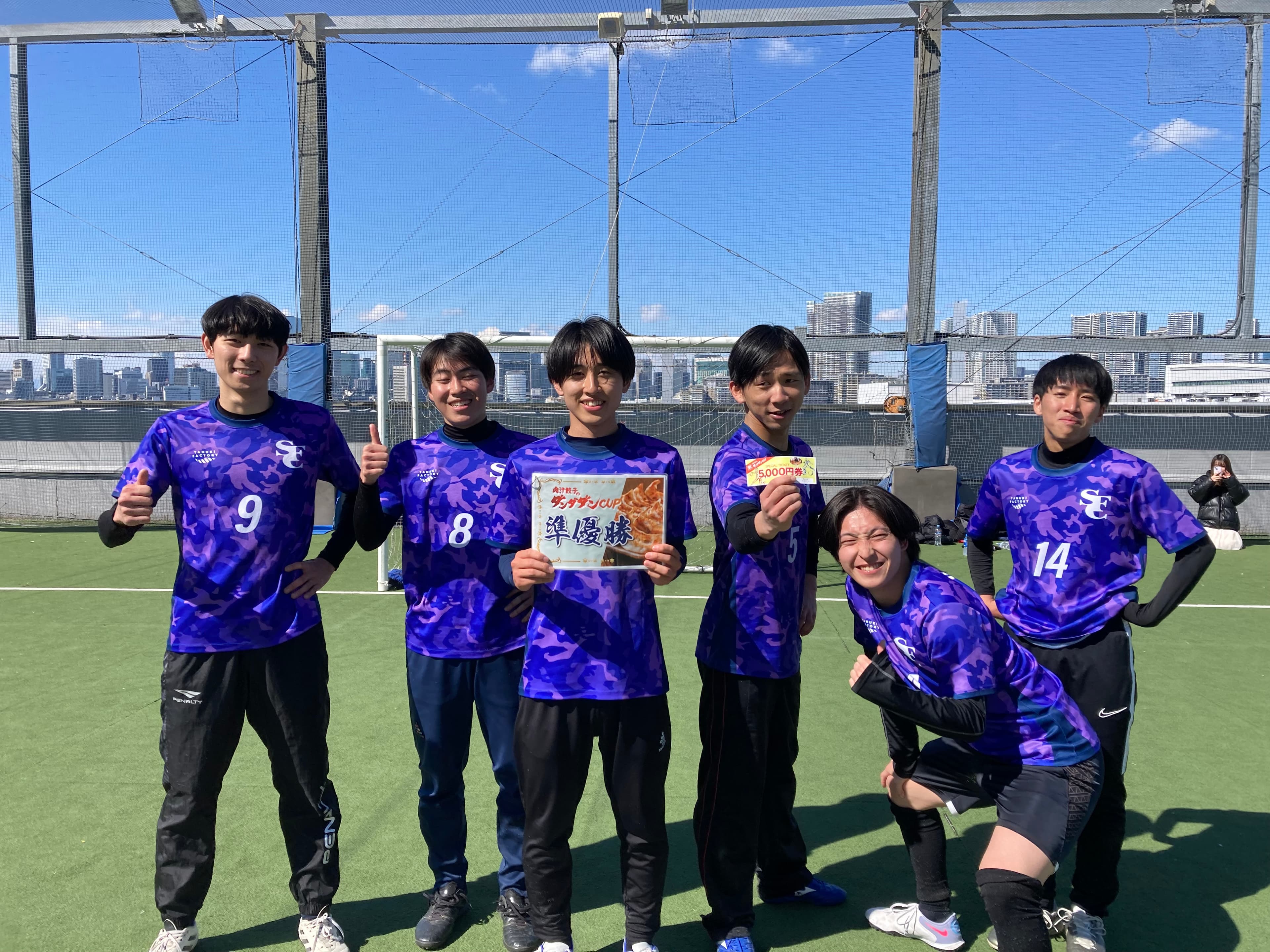 2025年2月24日 有明 BUDDYスポーツアリーナ 屋上人工芝コート フットサル 大会風景