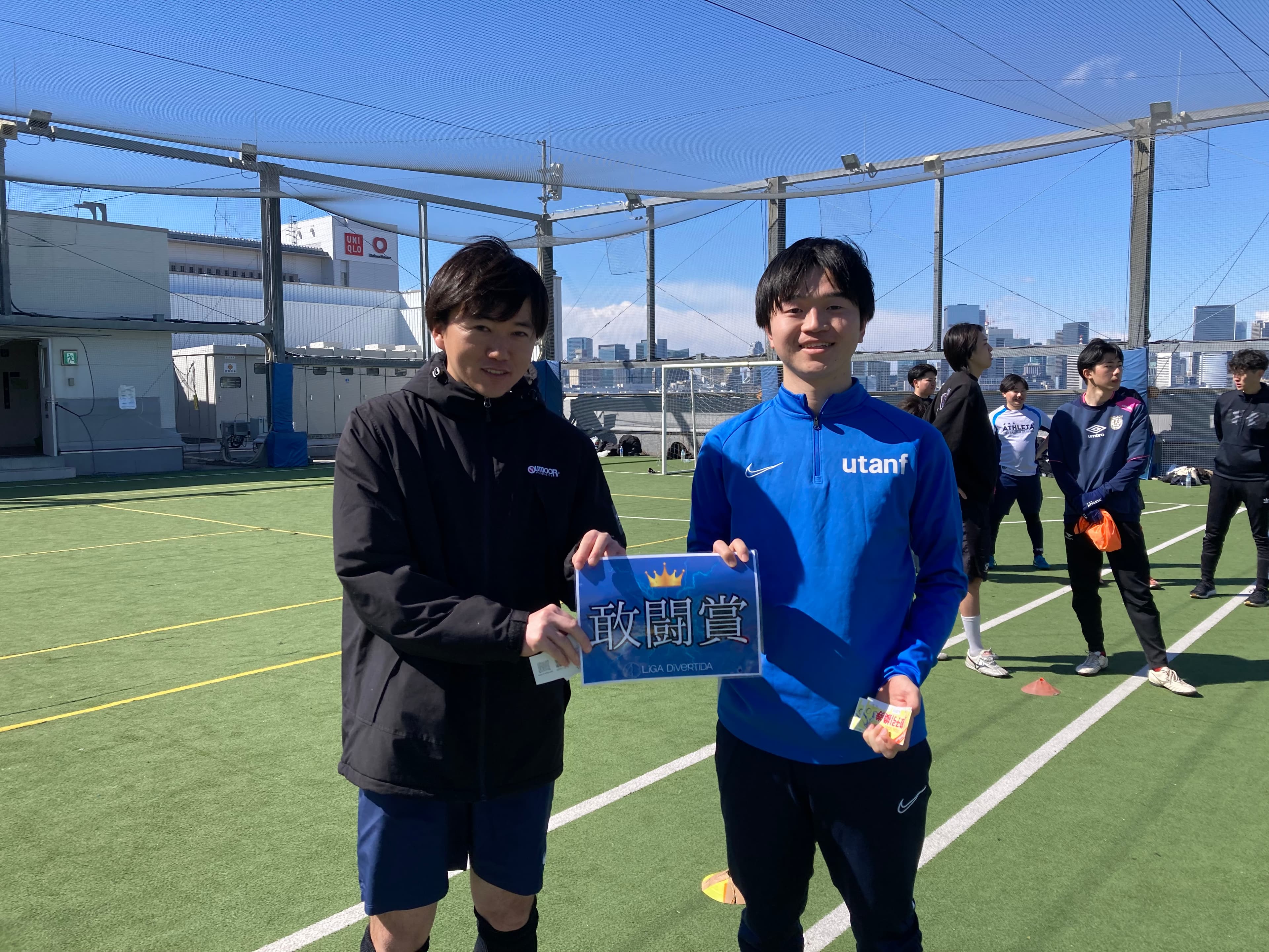 2025年2月24日 有明 BUDDYスポーツアリーナ 屋上人工芝コート フットサル 大会風景