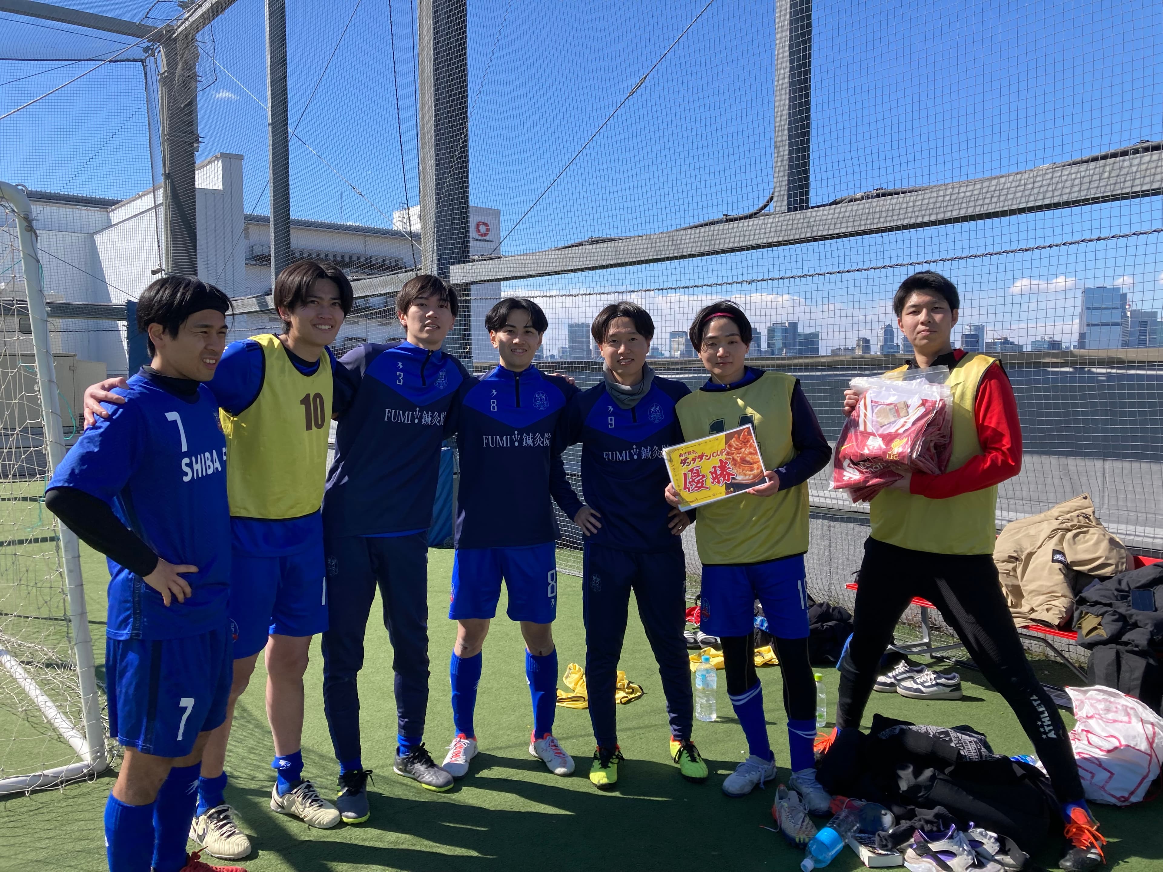 2025年2月24日 有明 BUDDYスポーツアリーナ 屋上人工芝コート フットサル 大会風景