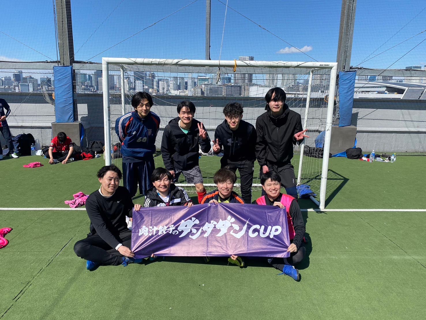 2025年2月24日 有明 BUDDYスポーツアリーナ 屋上人工芝コート フットサル 大会風景