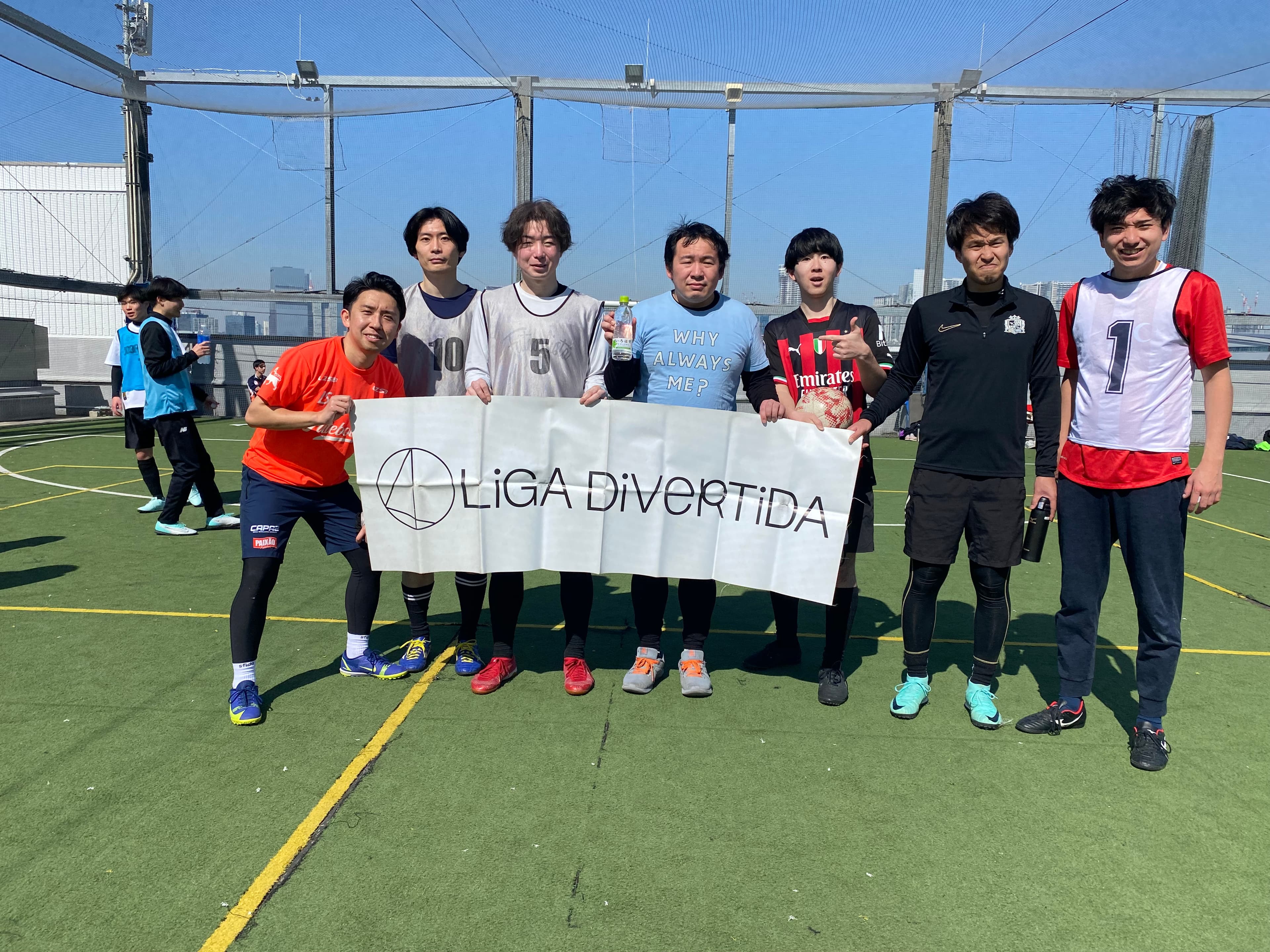 エゴイスト達 - 2025年3月1日 有明 BUDDYスポーツアリーナ 屋上人工芝コート フットサル
