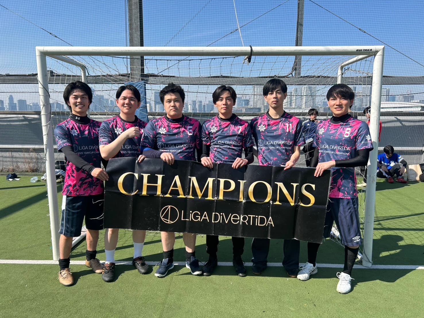 2025年3月1日 有明 BUDDYスポーツアリーナ 屋上人工芝コート フットサル 表彰