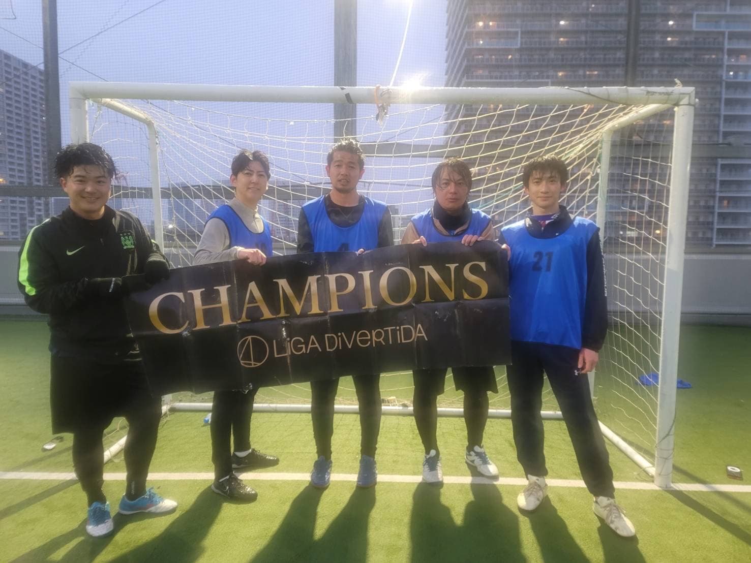 2025年3月8日 有明 BUDDYスポーツアリーナ 屋上人工芝コート フットサル 表彰