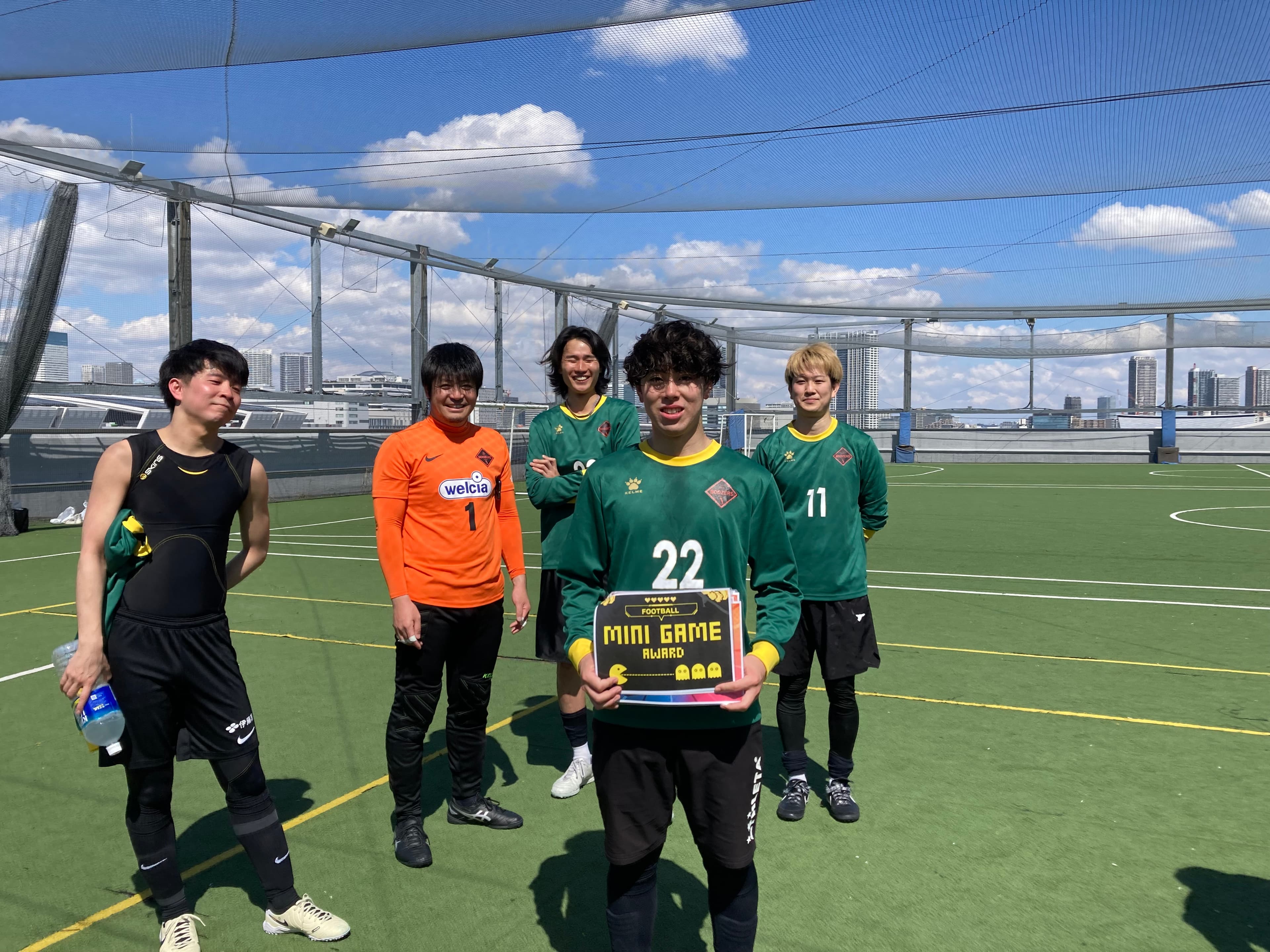 2025年3月20日 有明 BUDDYスポーツアリーナ 屋上人工芝コート フットサル 大会風景