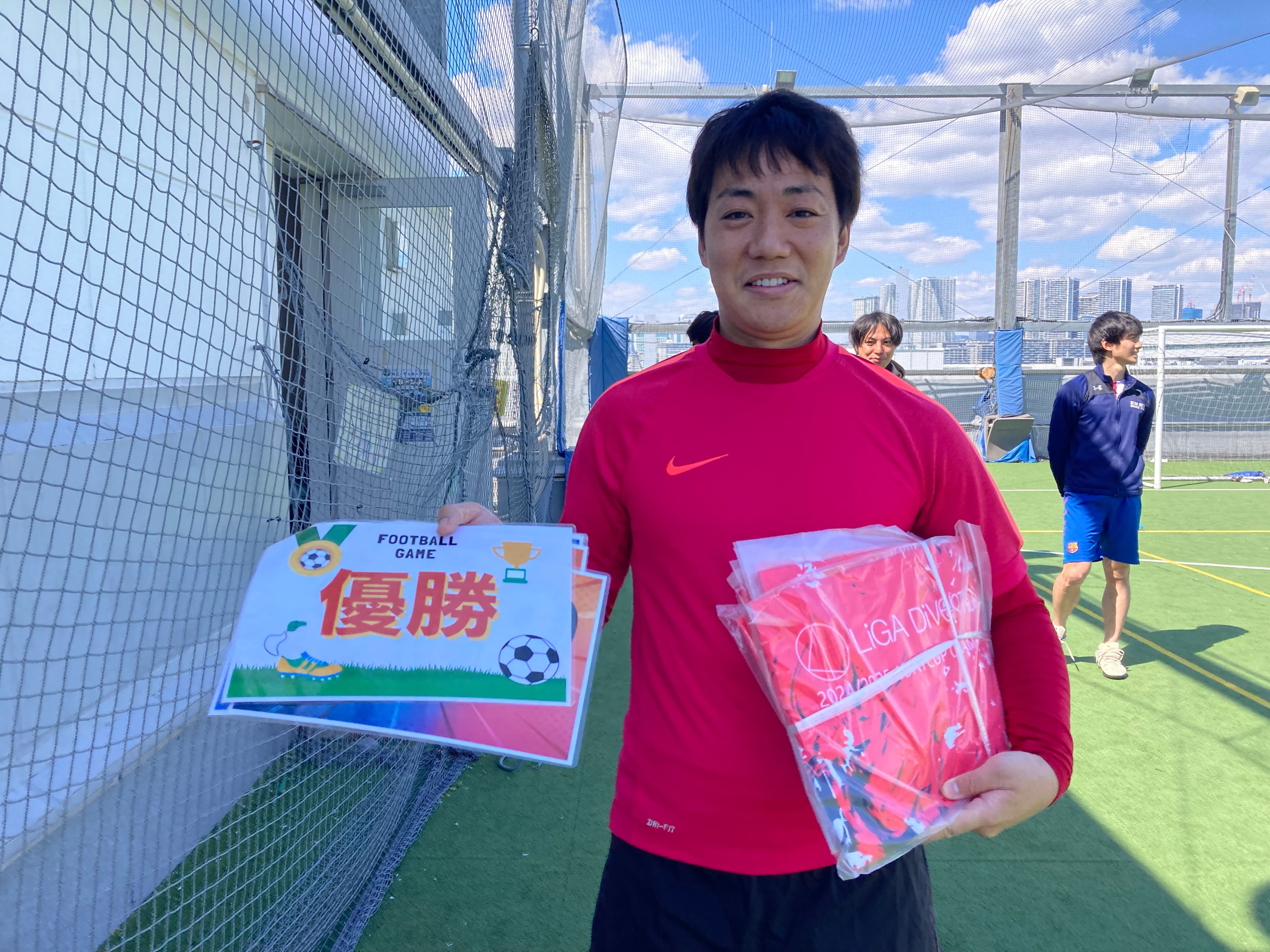 2025年3月20日 有明 BUDDYスポーツアリーナ 屋上人工芝コート フットサル 大会風景