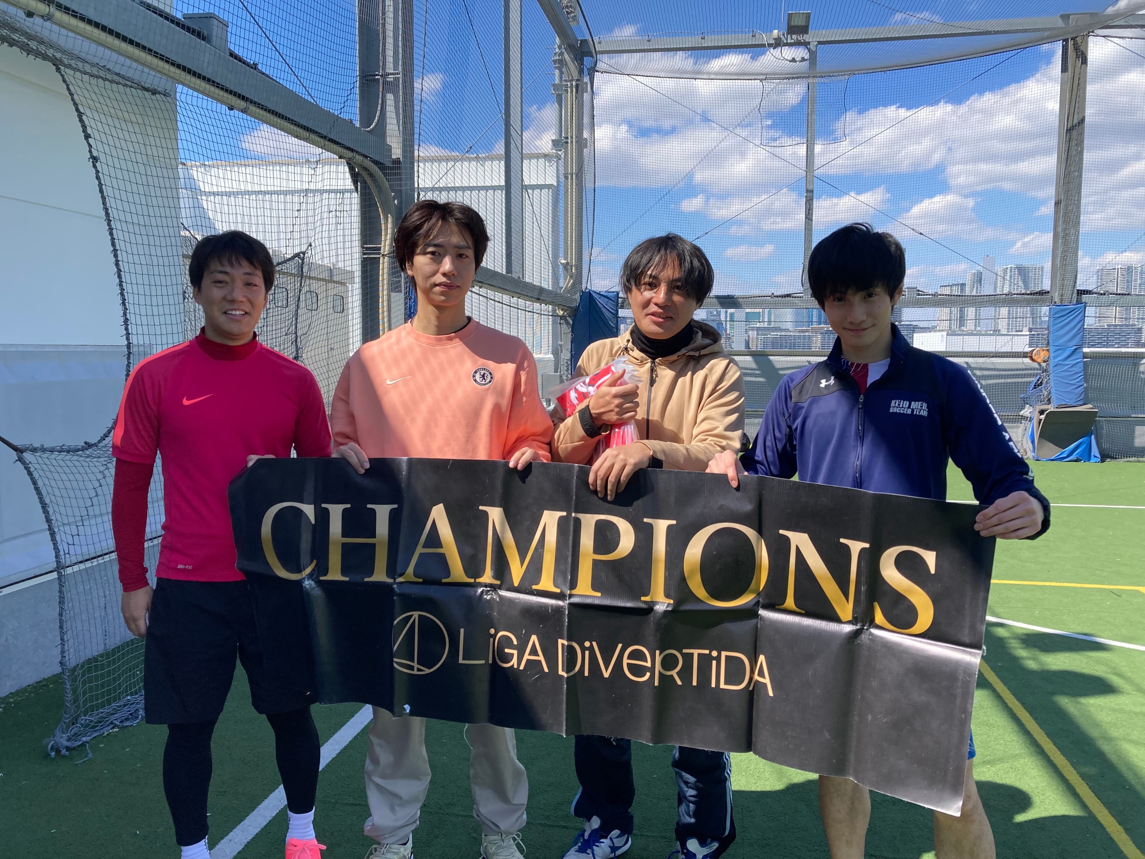 2025年3月20日 有明 BUDDYスポーツアリーナ 屋上人工芝コート フットサル 表彰