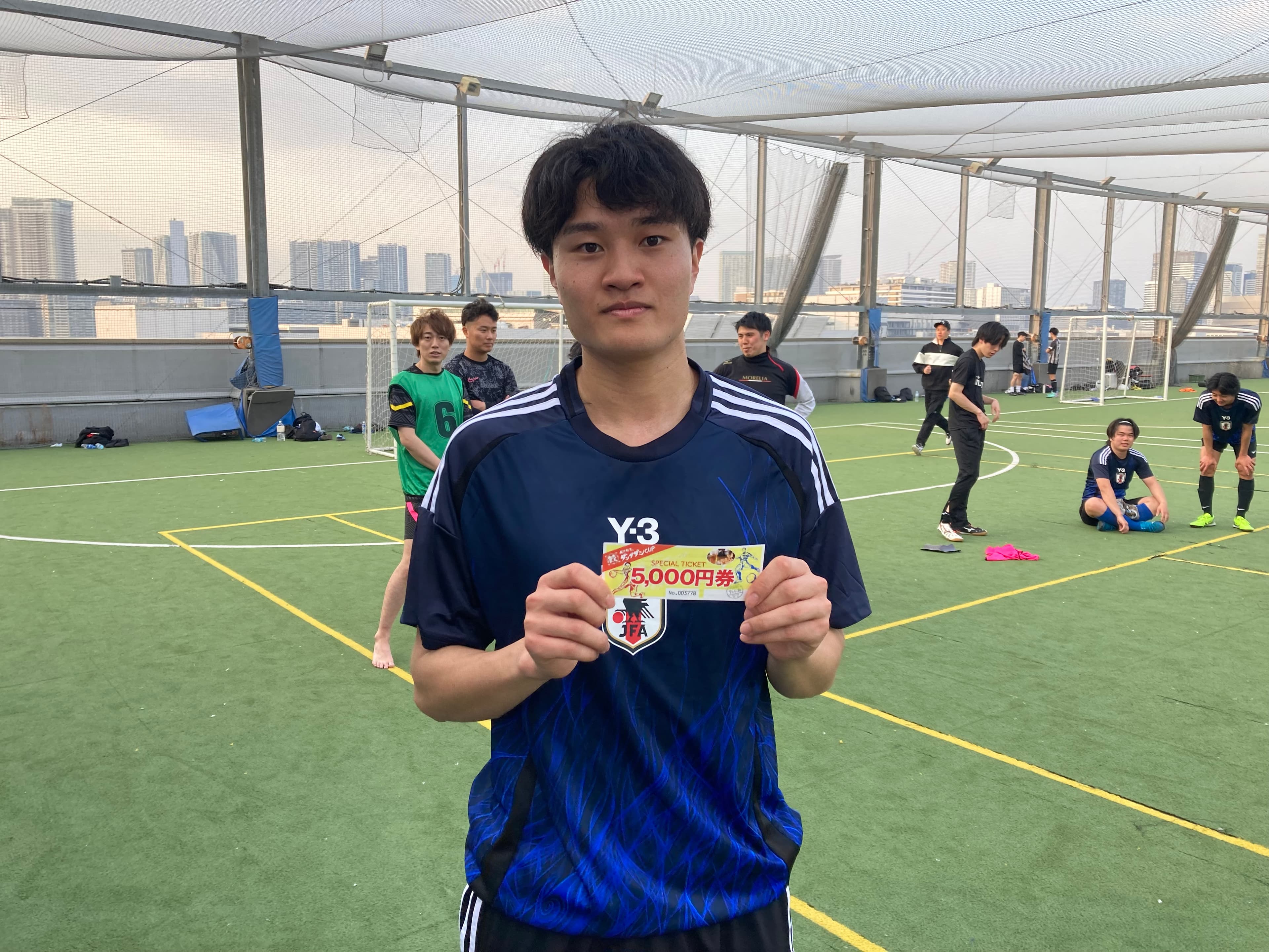 2025年3月23日 有明 BUDDYスポーツアリーナ 屋上人工芝コート フットサル 大会風景