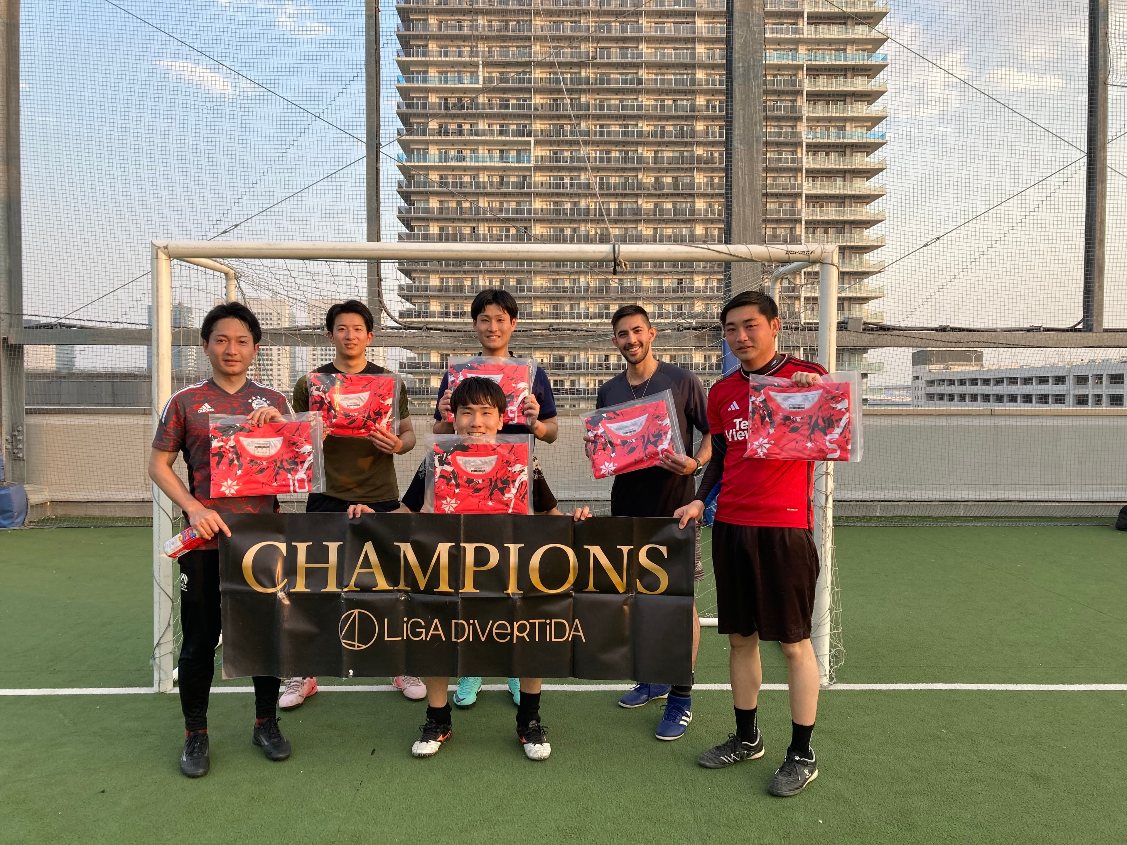 2025年3月23日 有明 BUDDYスポーツアリーナ 屋上人工芝コート フットサル 大会風景