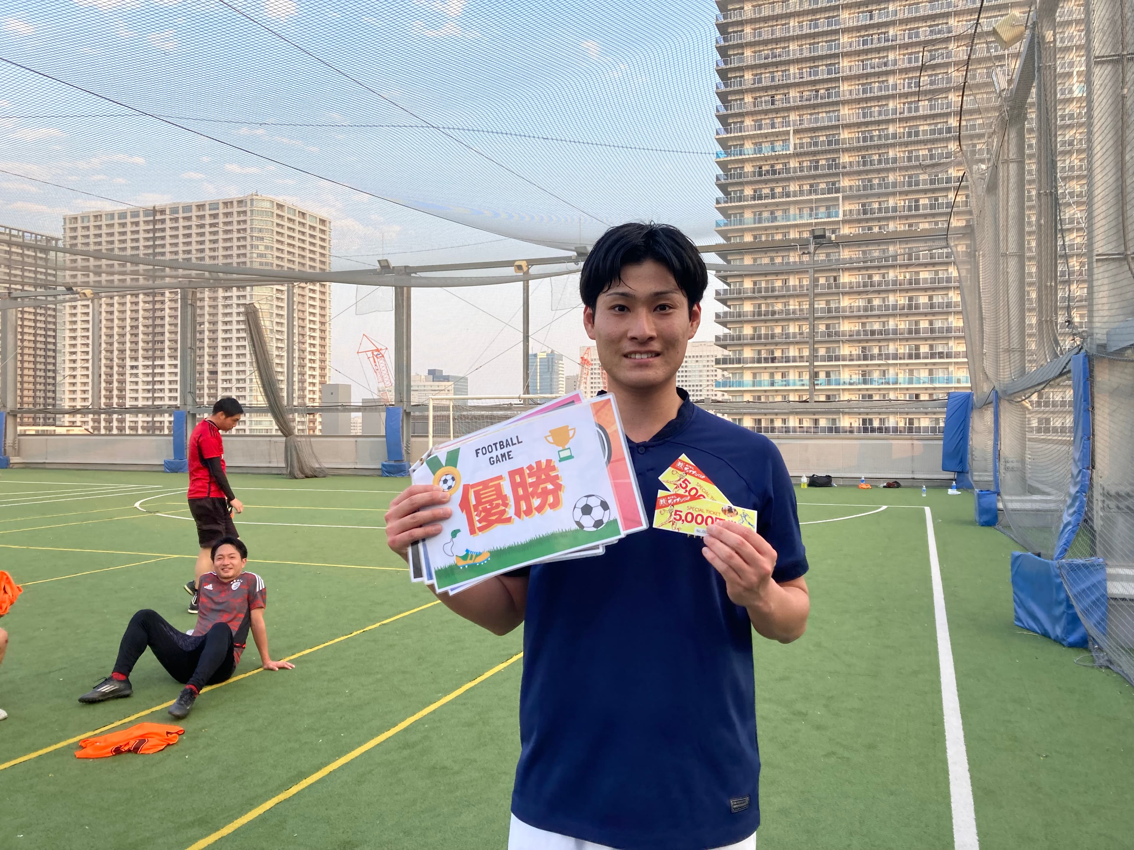 2025年3月23日 有明 BUDDYスポーツアリーナ 屋上人工芝コート フットサル 大会風景