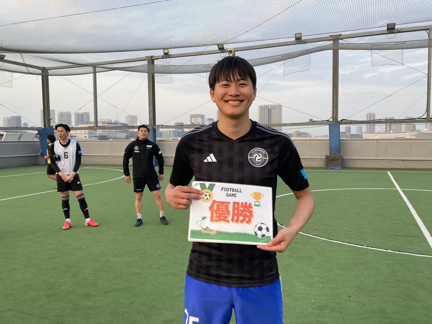 2025年3月23日 有明 BUDDYスポーツアリーナ 屋上人工芝コート フットサル 大会風景