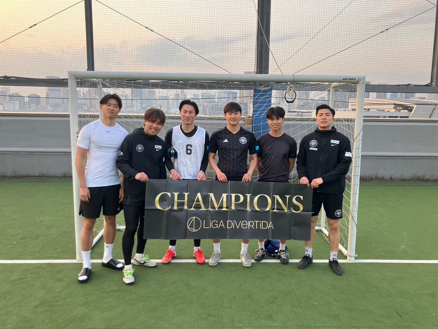 2025年3月23日 有明 BUDDYスポーツアリーナ 屋上人工芝コート フットサル 表彰