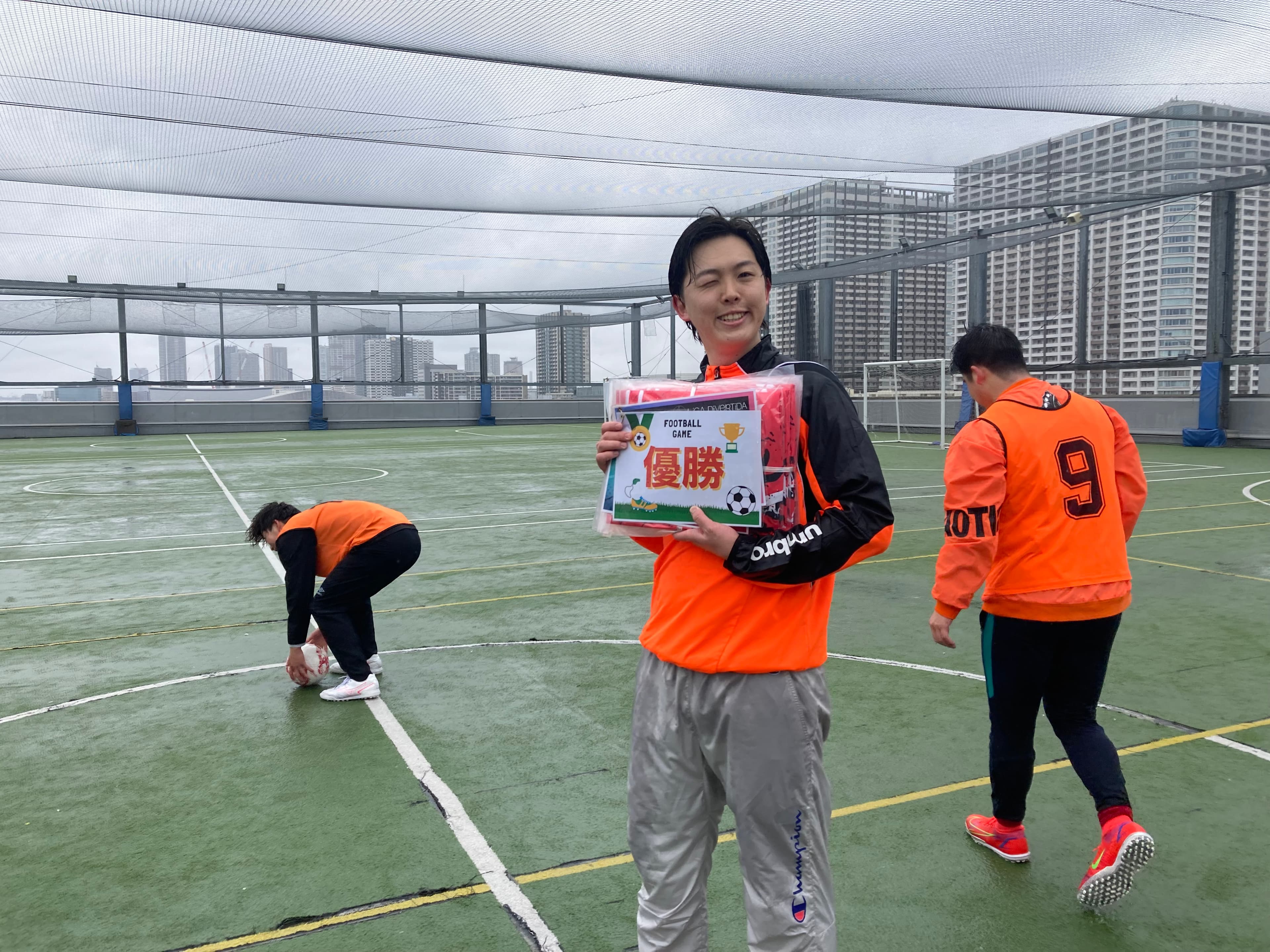 2025年3月29日 有明 BUDDYスポーツアリーナ 屋上人工芝コート フットサル 大会風景