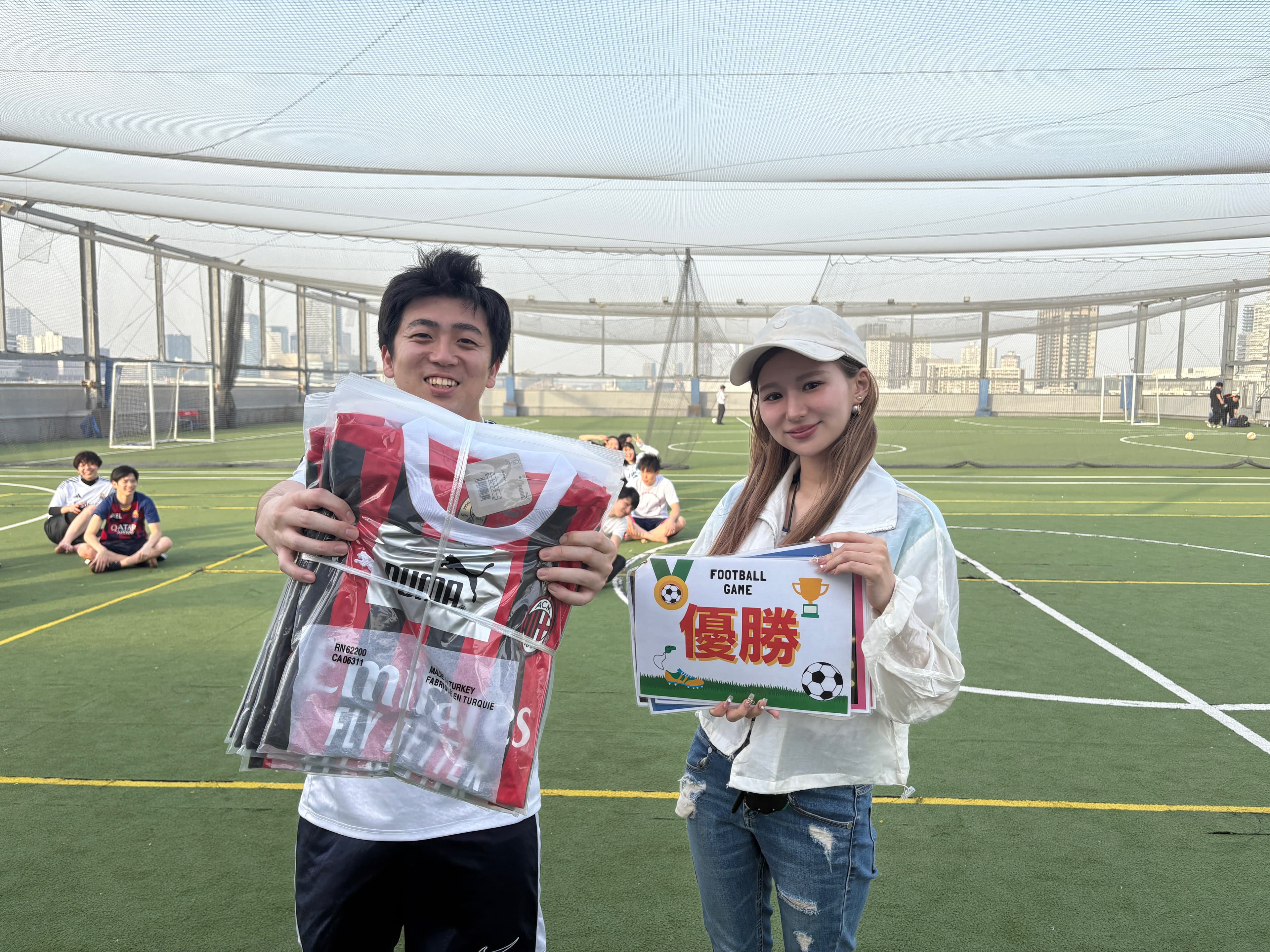 2025年4月19日 有明 BUDDYスポーツアリーナ 屋上人工芝コート フットサル 大会風景