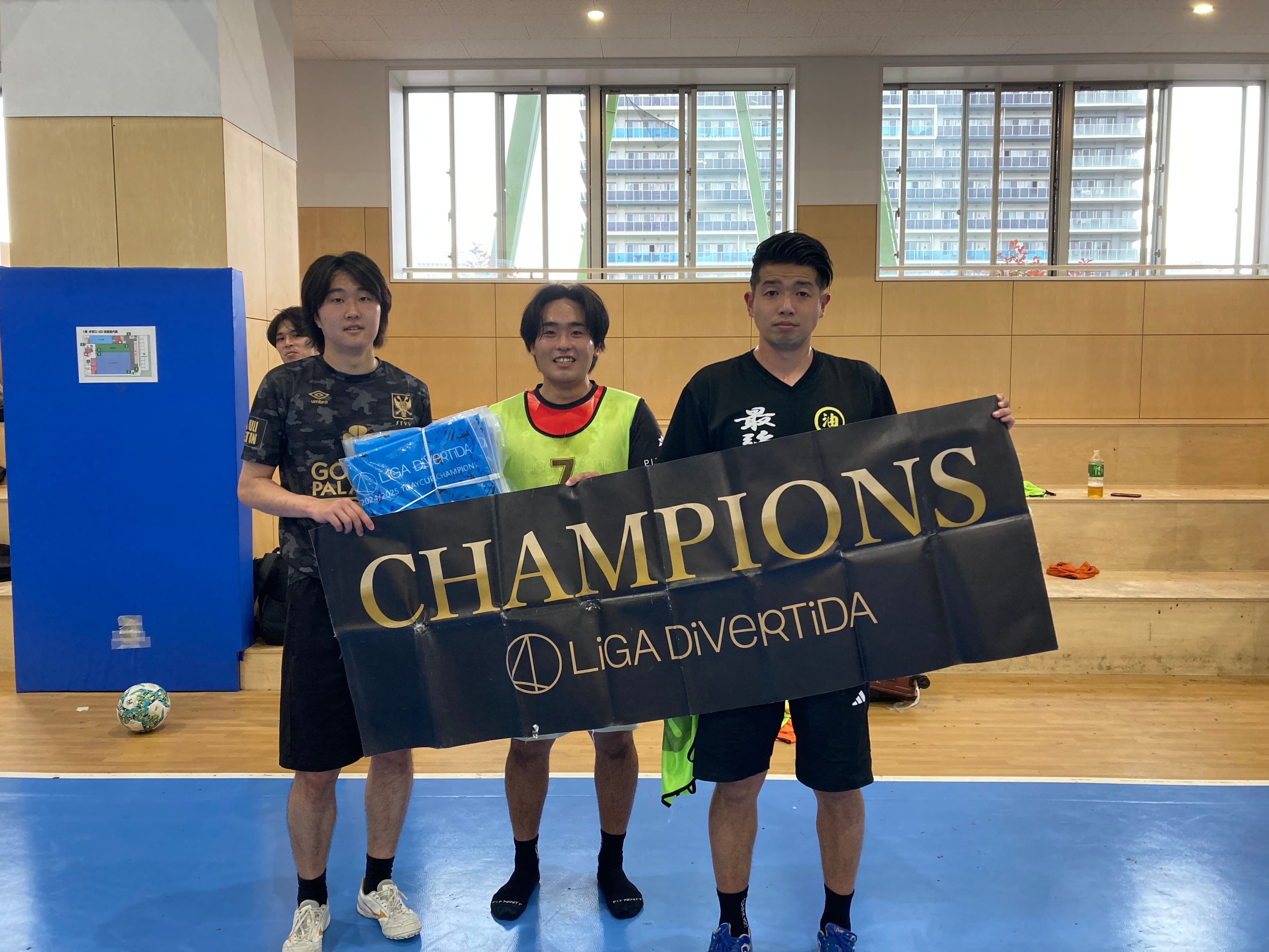 2025年4月26日 有明 BUDDYスポーツアリーナ1F フットサル 表彰
