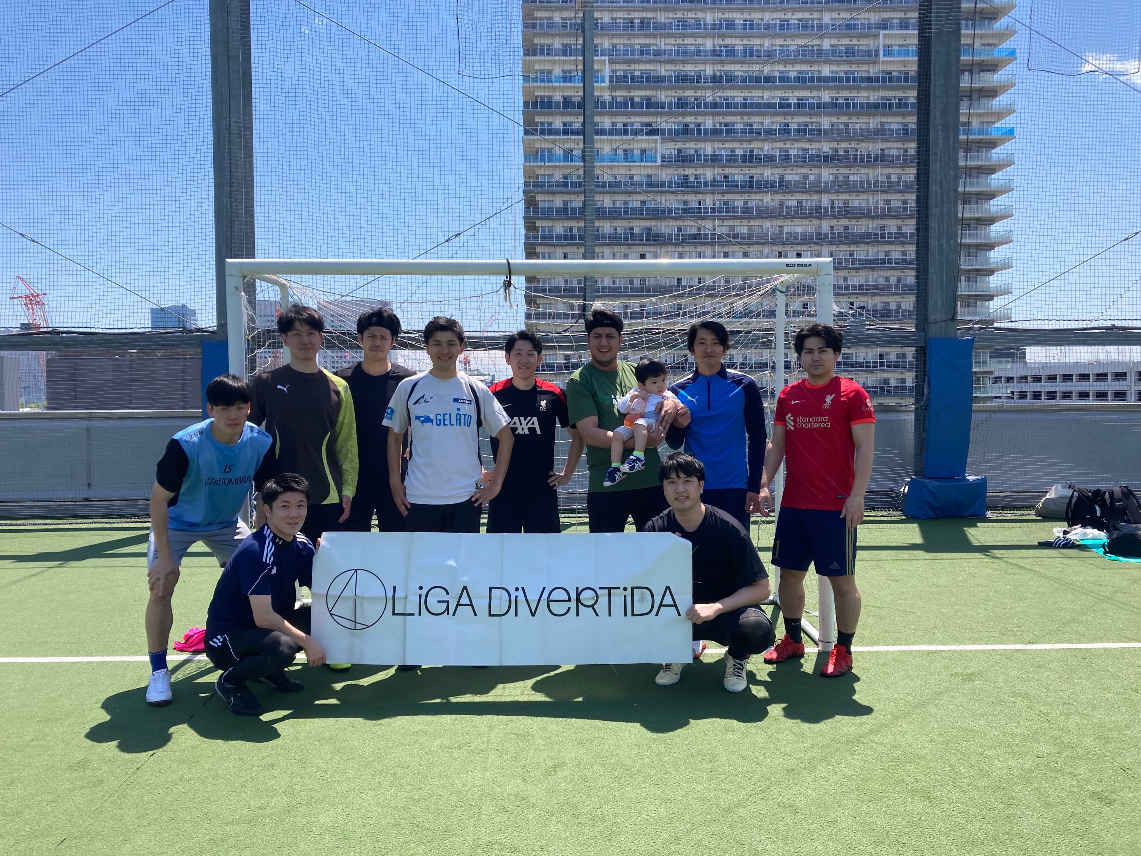 スカイブルー - 2025年4月29日 有明 BUDDYスポーツアリーナ 屋上人工芝コート
