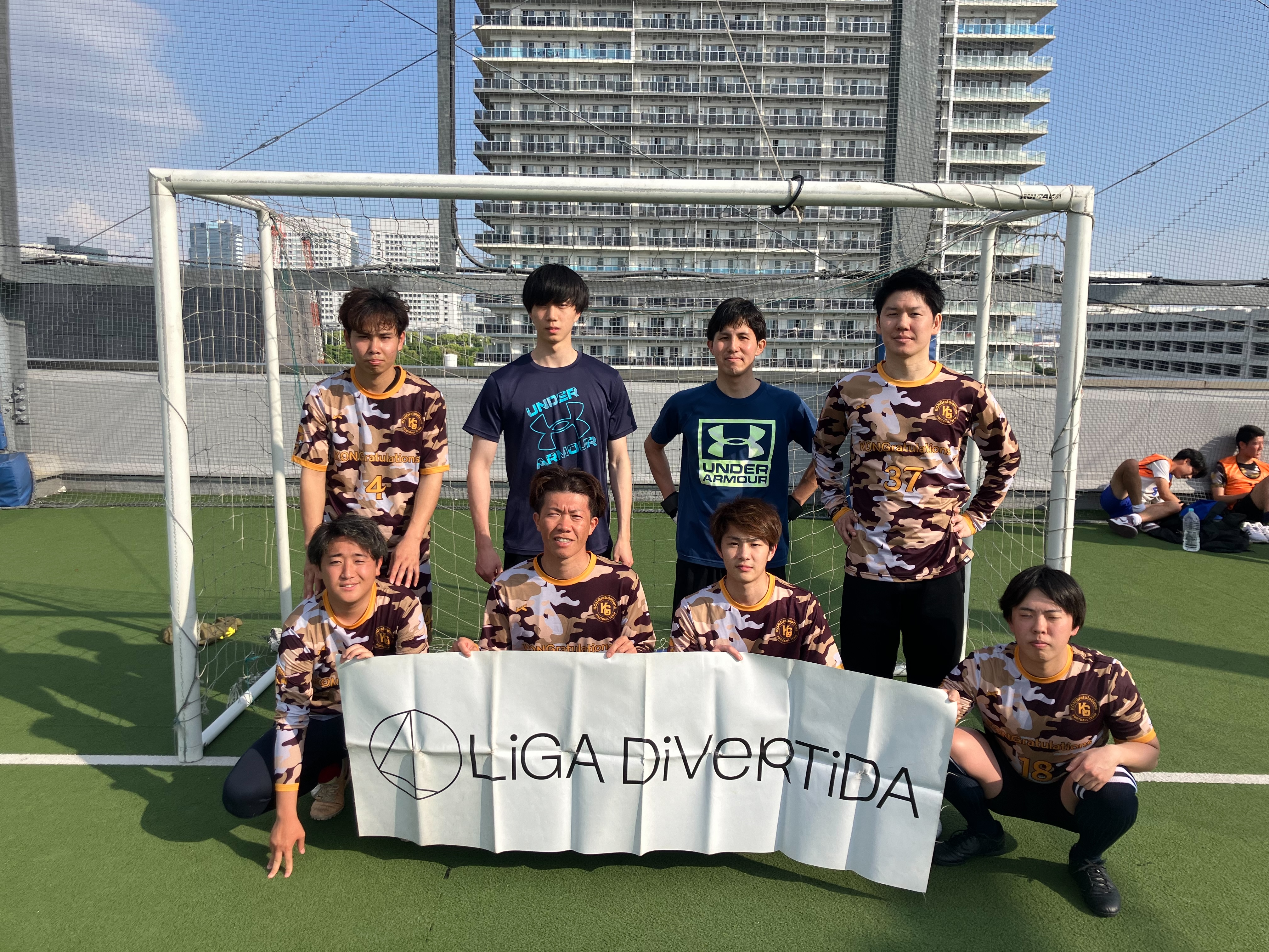 KONGratulations - 2025年5月4日 有明 BUDDYスポーツアリーナ 屋上人工芝コート フットサル