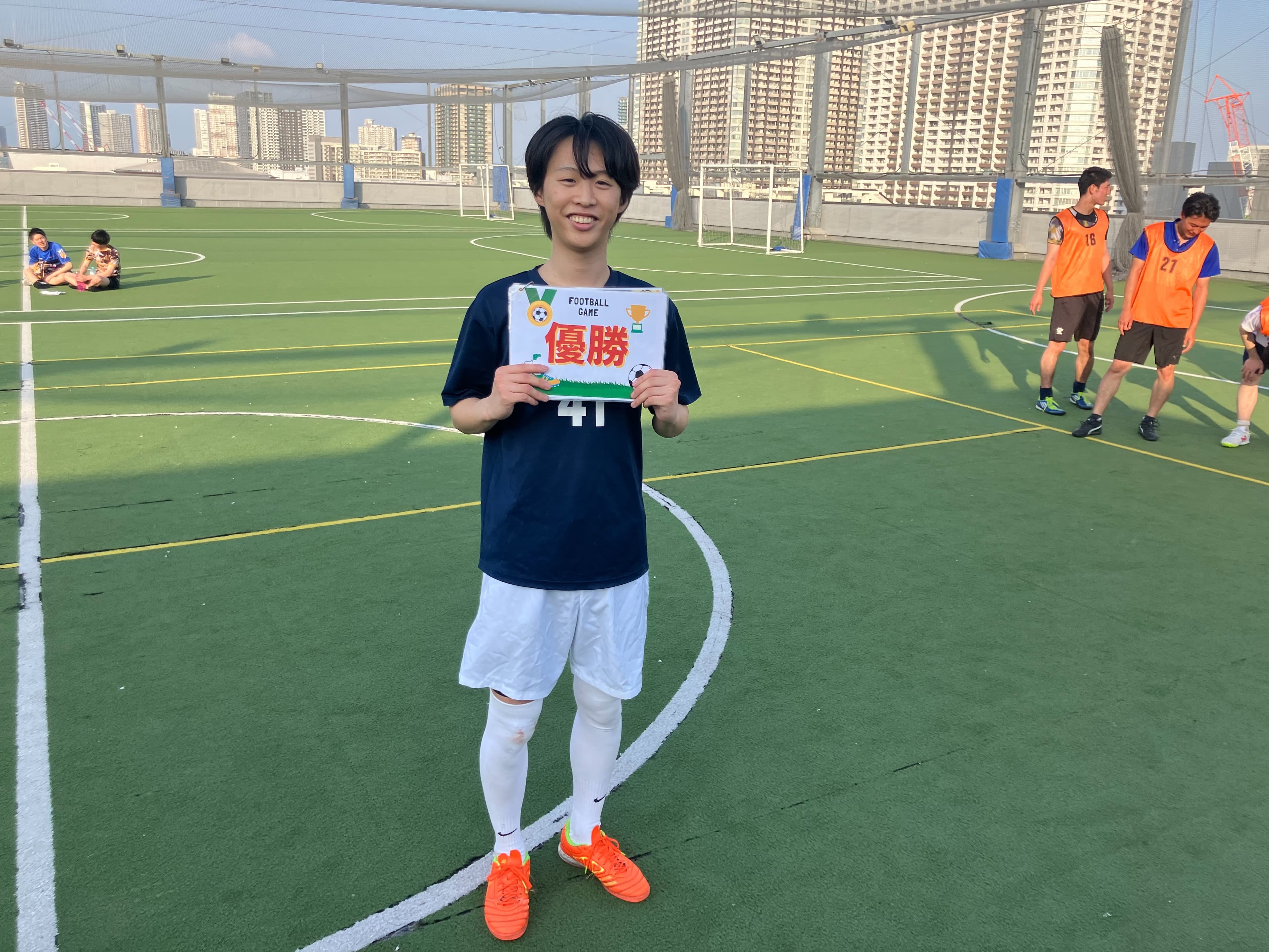 2025年5月4日 有明 BUDDYスポーツアリーナ 屋上人工芝コート フットサル 大会風景