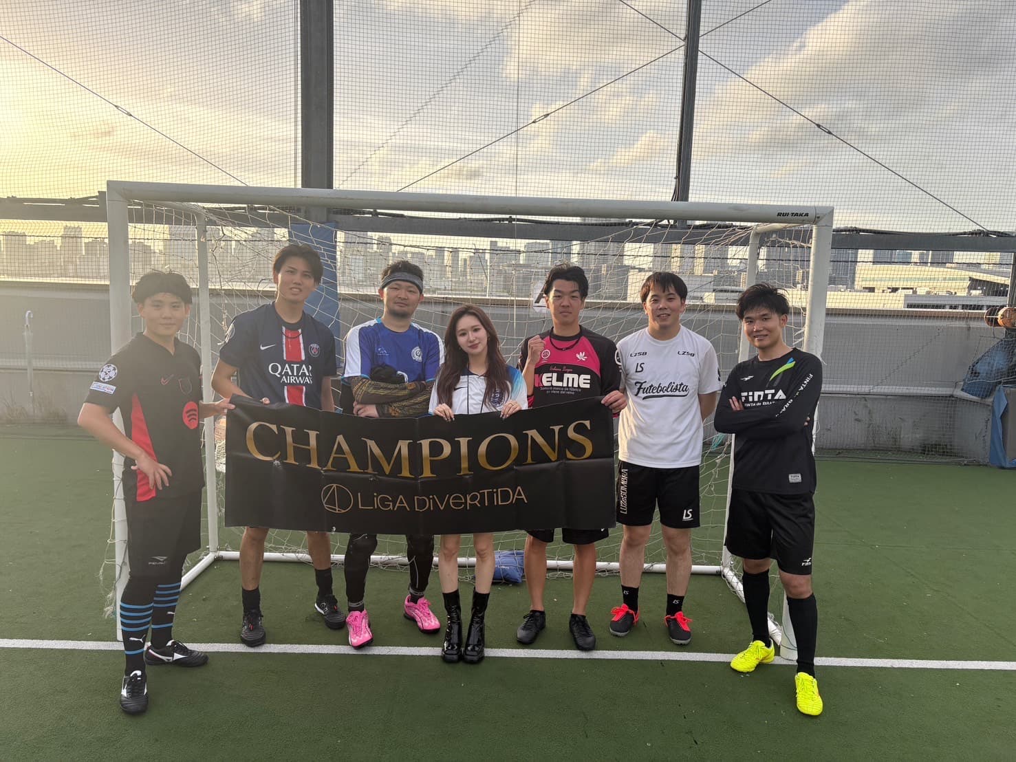 2025年5月10日 有明 BUDDYスポーツアリーナ 屋上人工芝コート フットサル 表彰