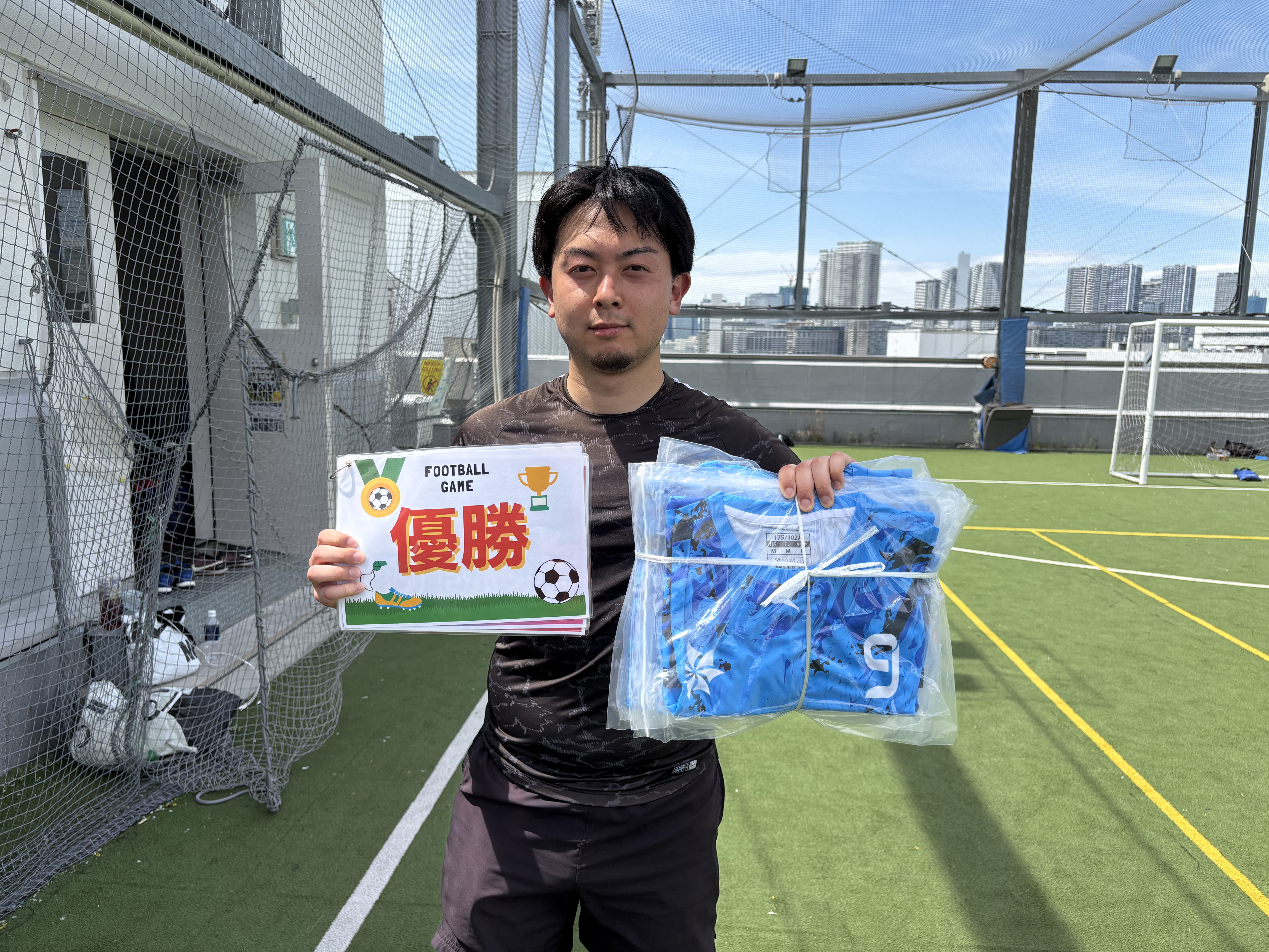 2025年5月11日 有明 BUDDYスポーツアリーナ 屋上人工芝コート フットサル 大会風景