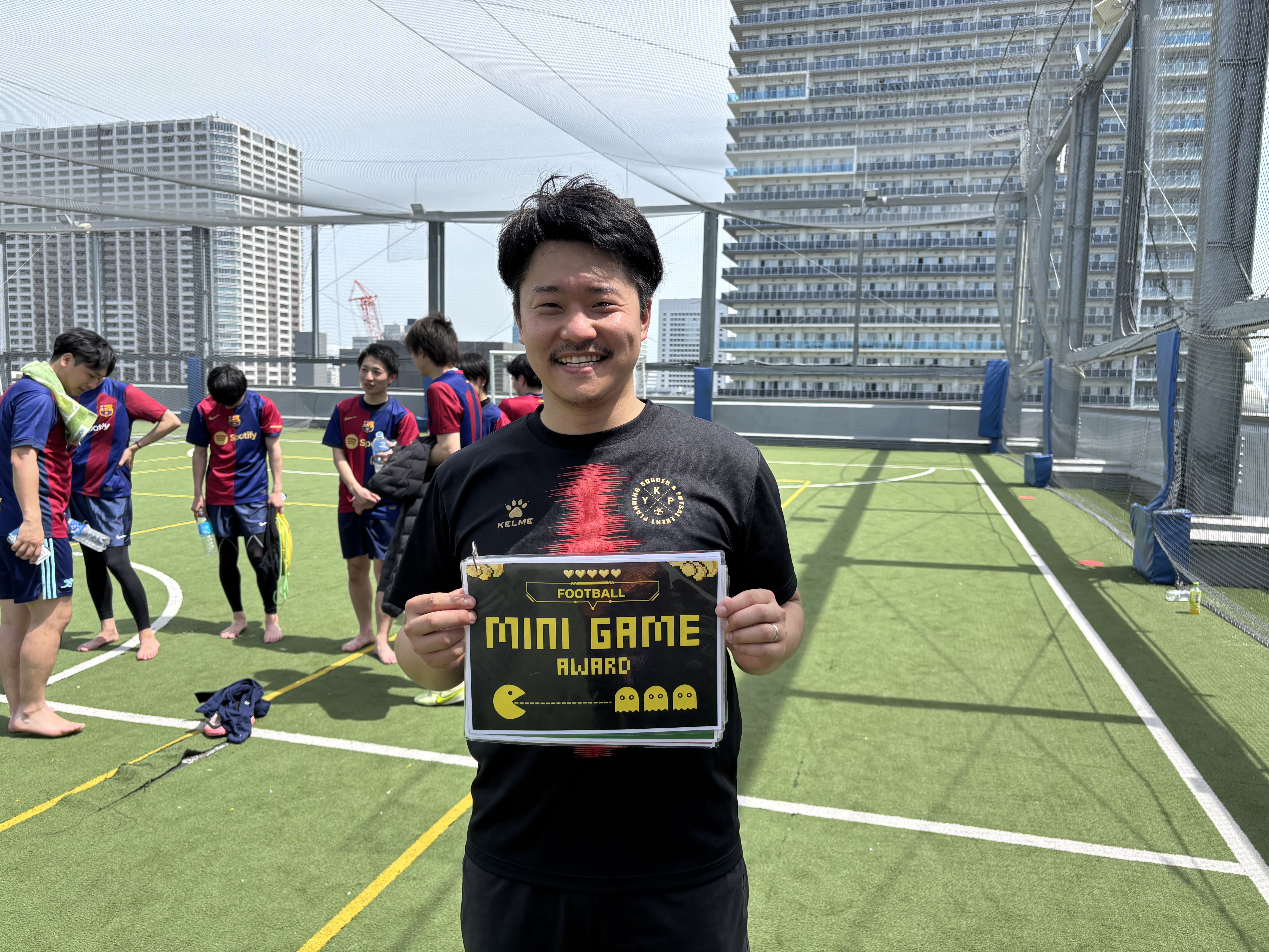 2025年5月11日 有明 BUDDYスポーツアリーナ 屋上人工芝コート フットサル 大会風景