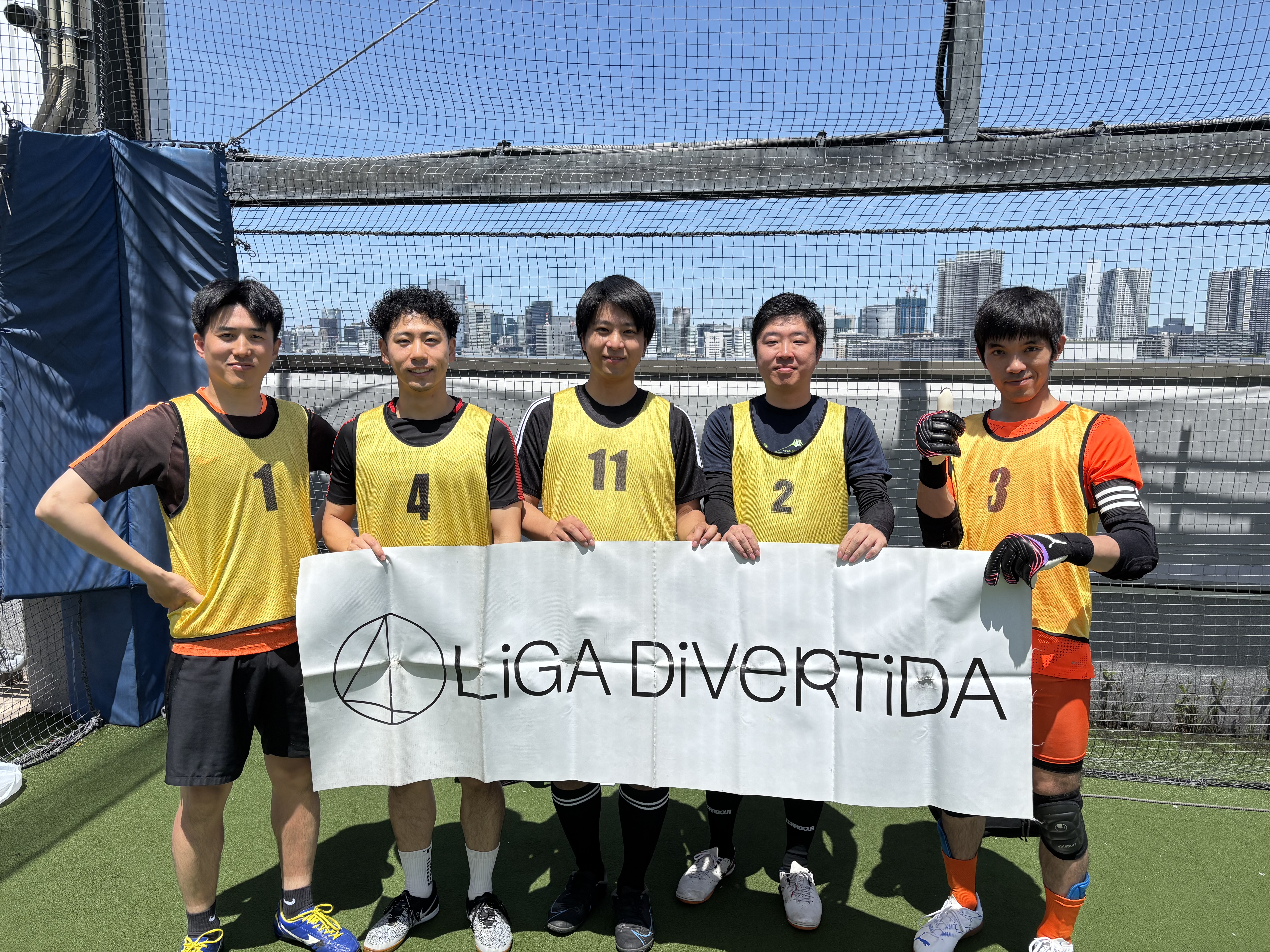 有明ユナイテッド東京 - 2025年5月11日 有明 BUDDYスポーツアリーナ 屋上人工芝コート フットサル