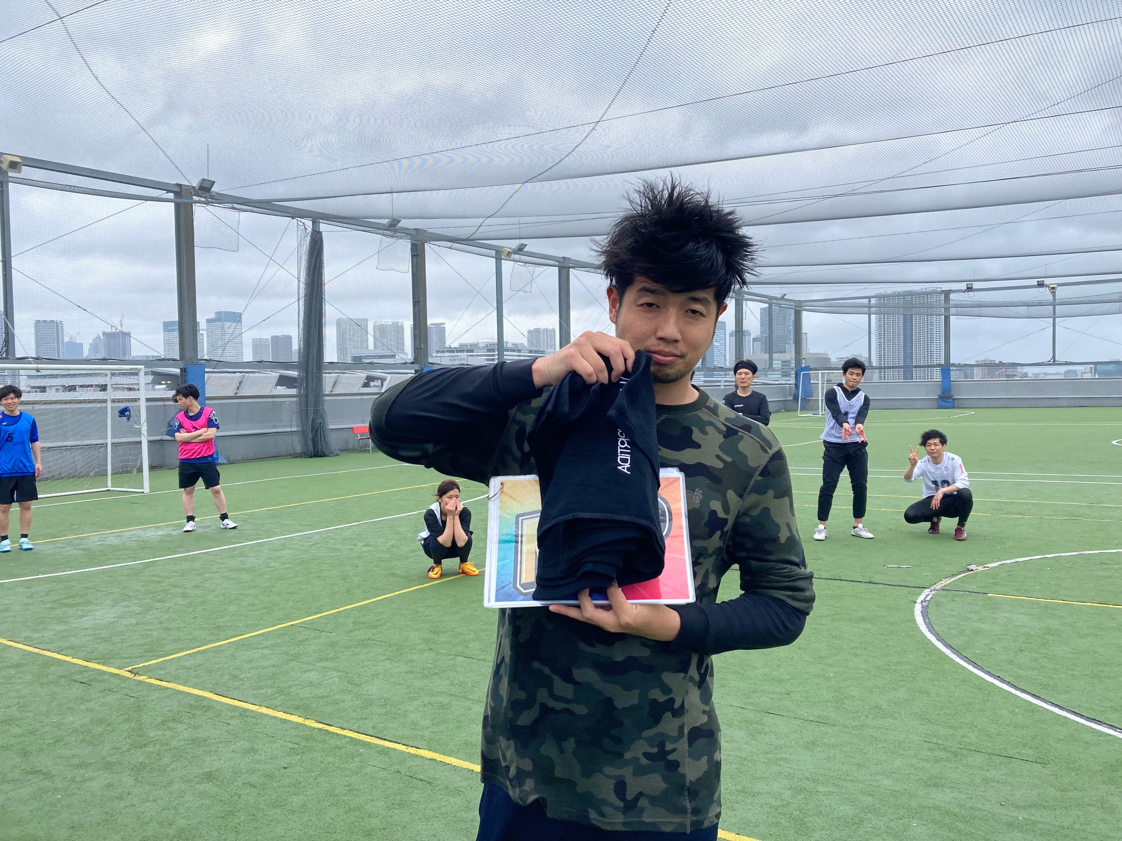 2025年5月17日 有明 BUDDYスポーツアリーナ 屋上人工芝コート フットサル 大会風景