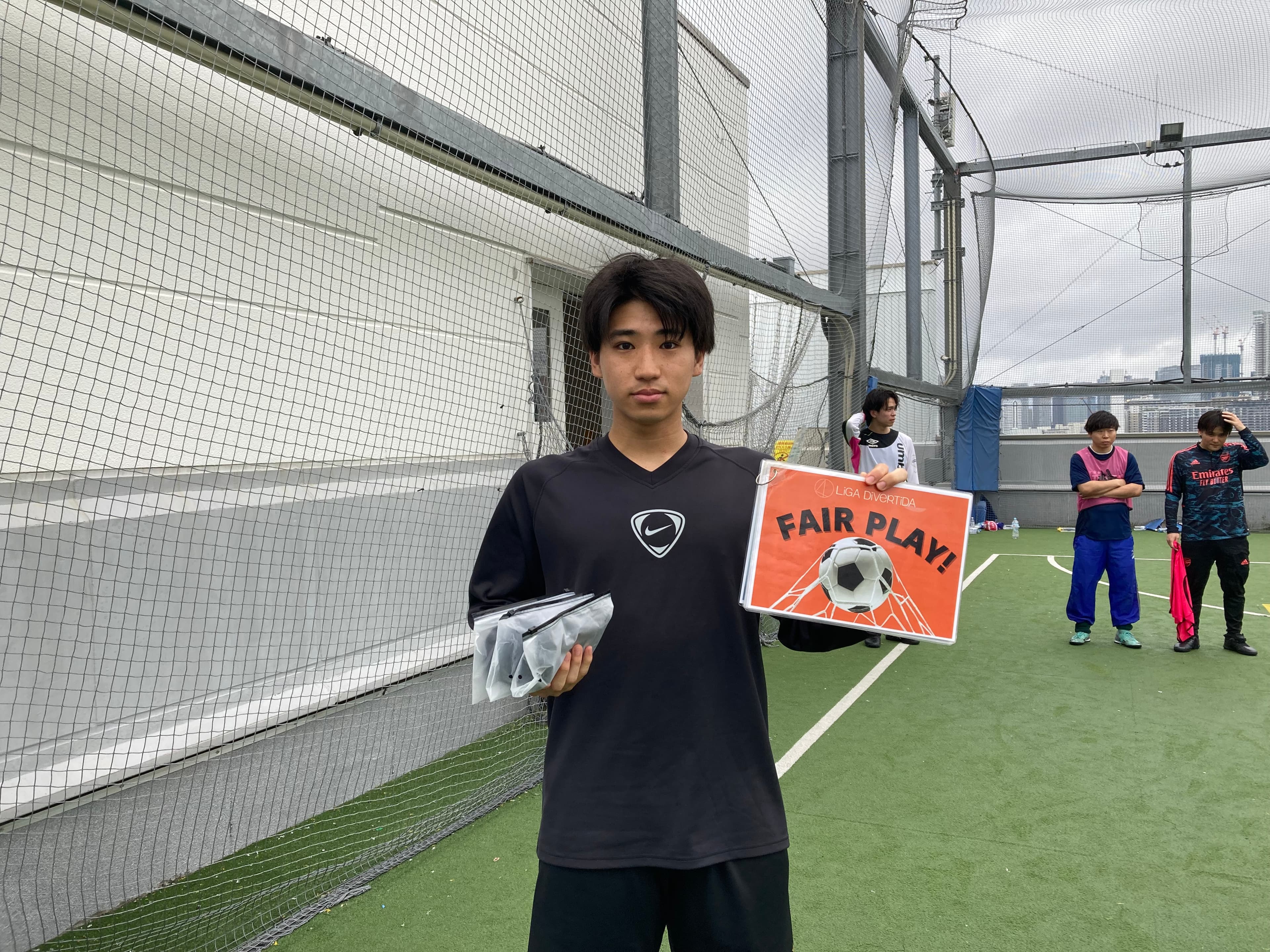 2025年5月17日 有明 BUDDYスポーツアリーナ 屋上人工芝コート フットサル 大会風景