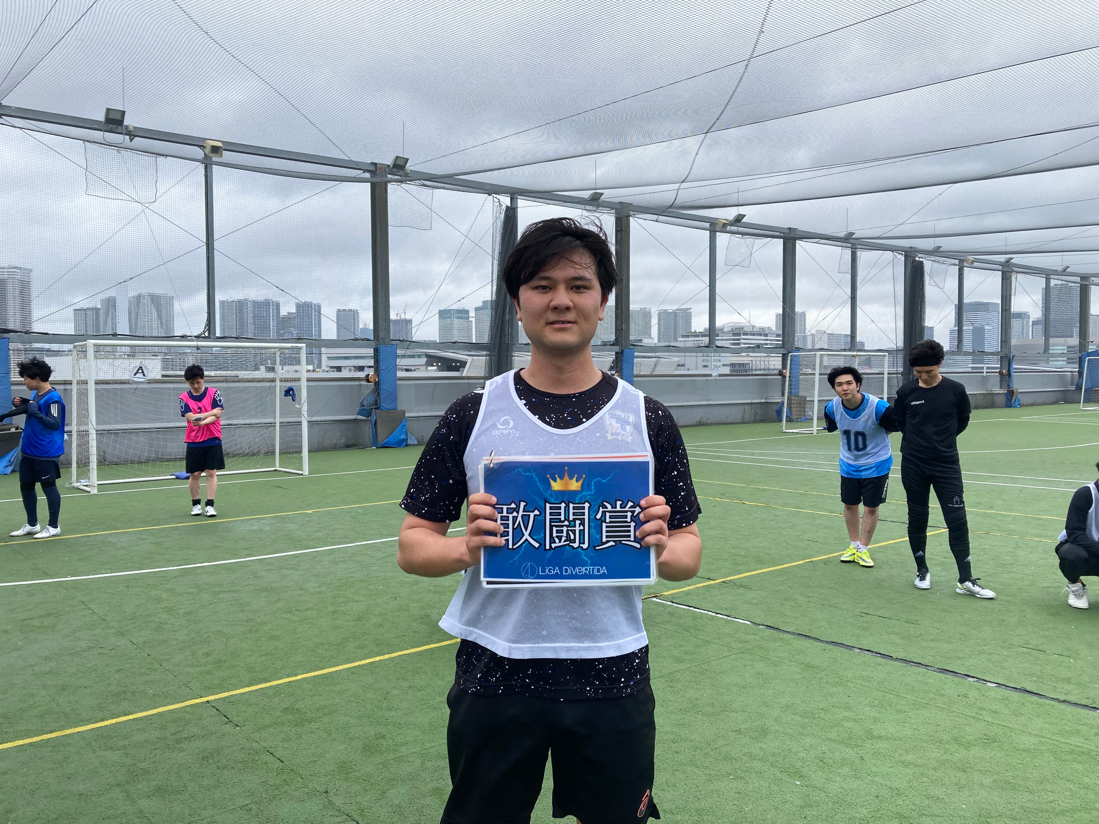 2025年5月17日 有明 BUDDYスポーツアリーナ 屋上人工芝コート フットサル 大会風景