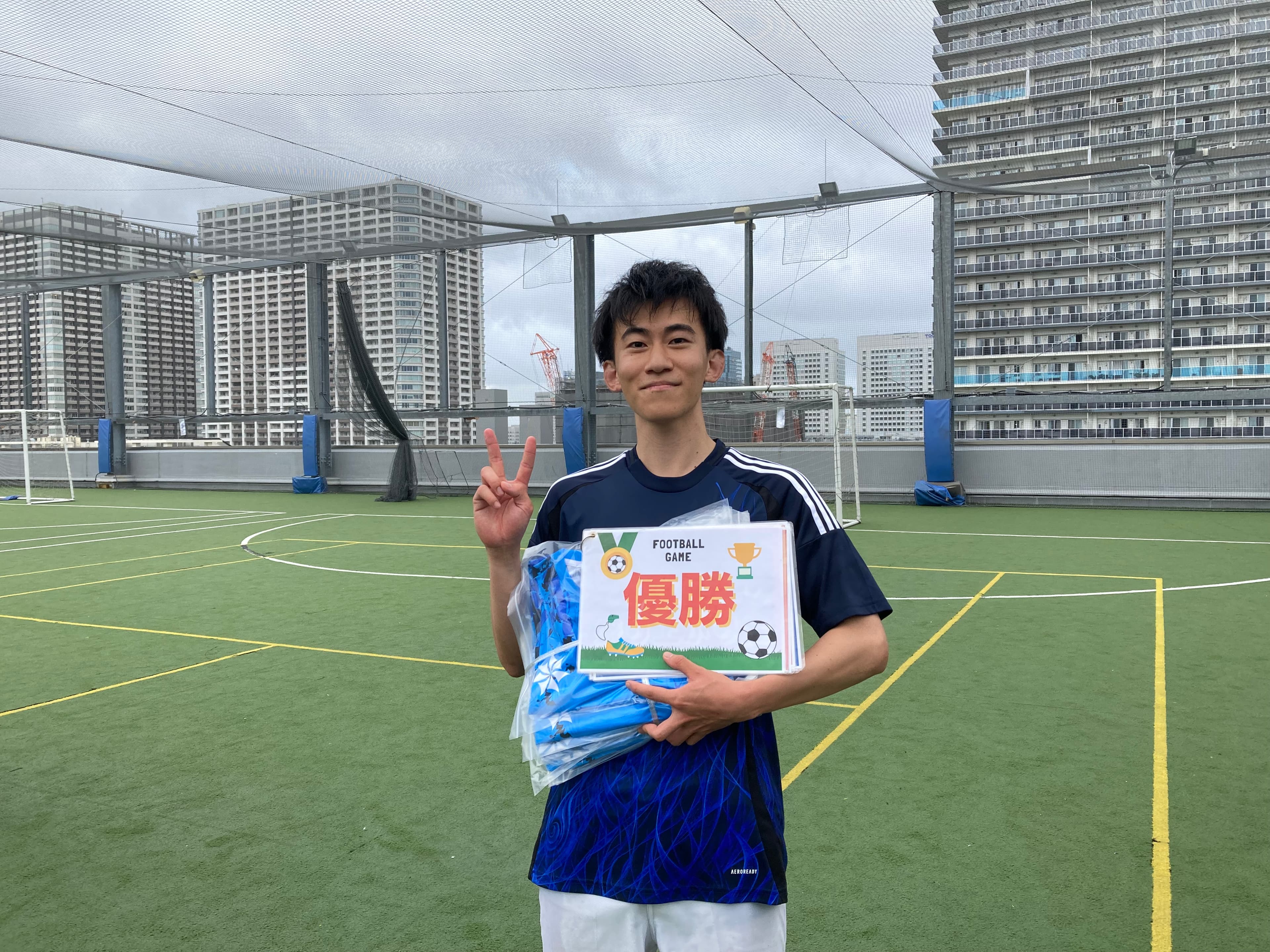 2025年5月17日 有明 BUDDYスポーツアリーナ 屋上人工芝コート フットサル 大会風景