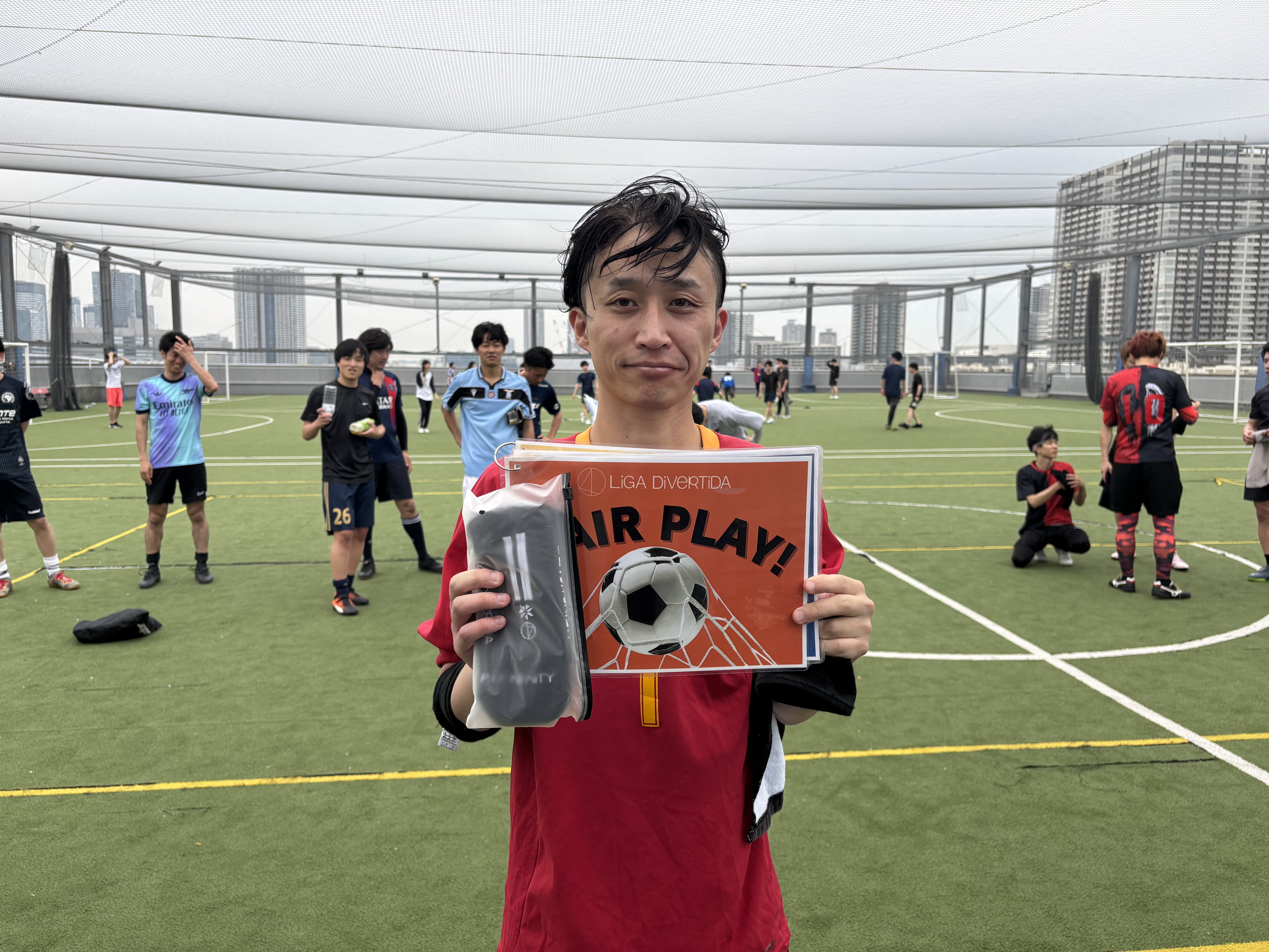 2025年5月18日 有明 BUDDYスポーツアリーナ 屋上人工芝コート フットサル 大会風景
