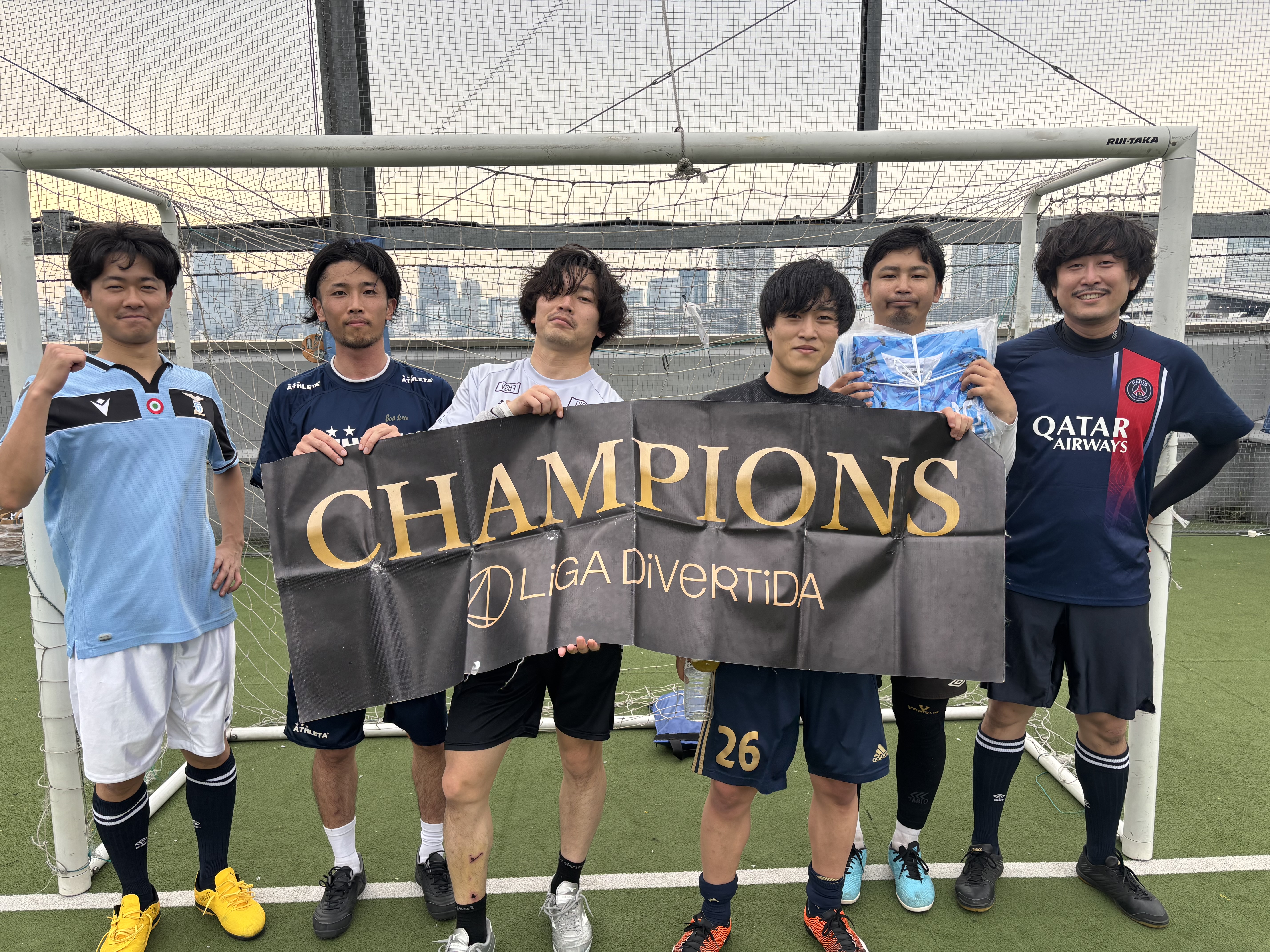 2025年5月18日 有明 BUDDYスポーツアリーナ 屋上人工芝コート フットサル 大会風景