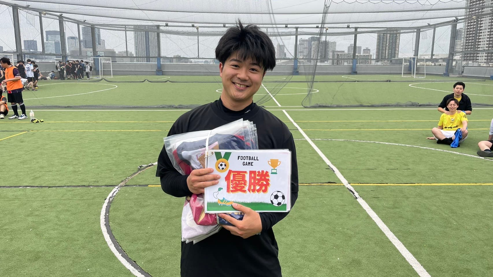 2025年5月24日 有明 BUDDYスポーツアリーナ 屋上人工芝コート フットサル 大会風景