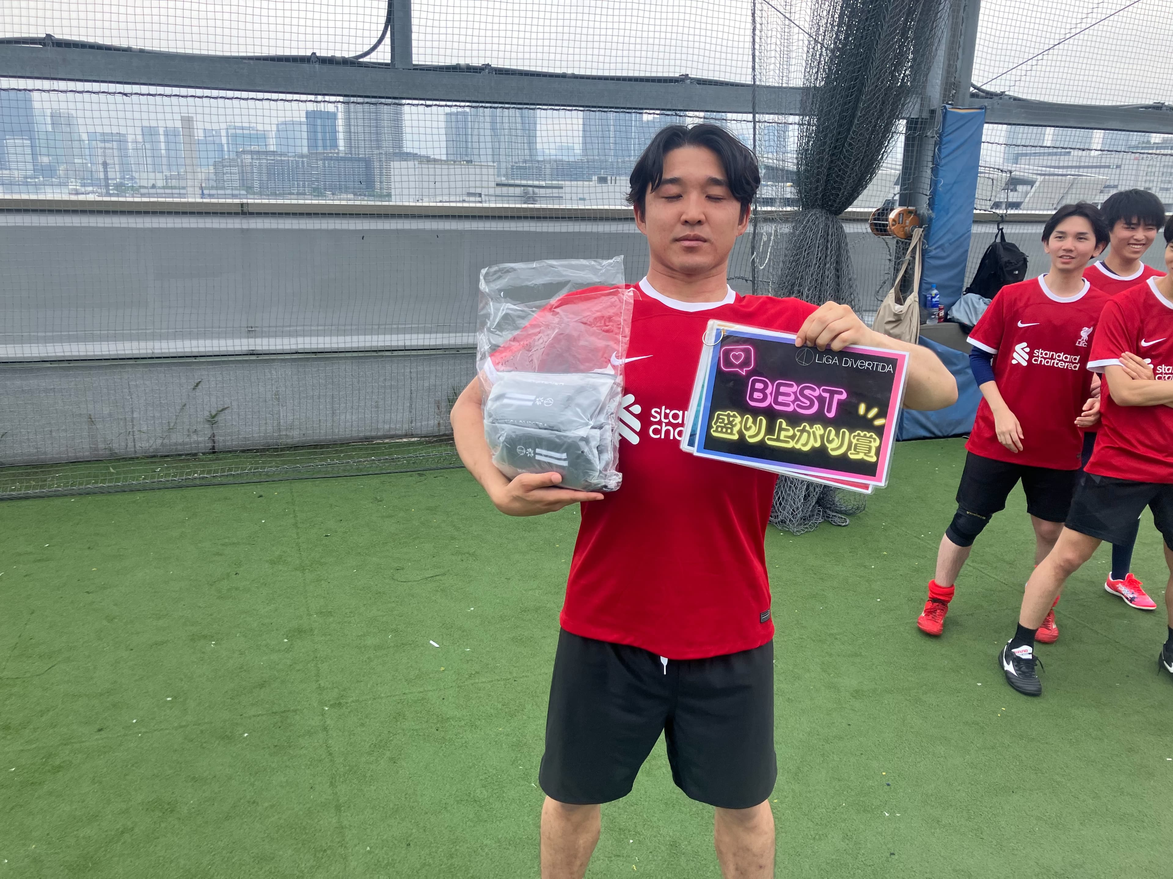 2025年5月25日 有明 BUDDYスポーツアリーナ 屋上人工芝コート フットサル 大会風景
