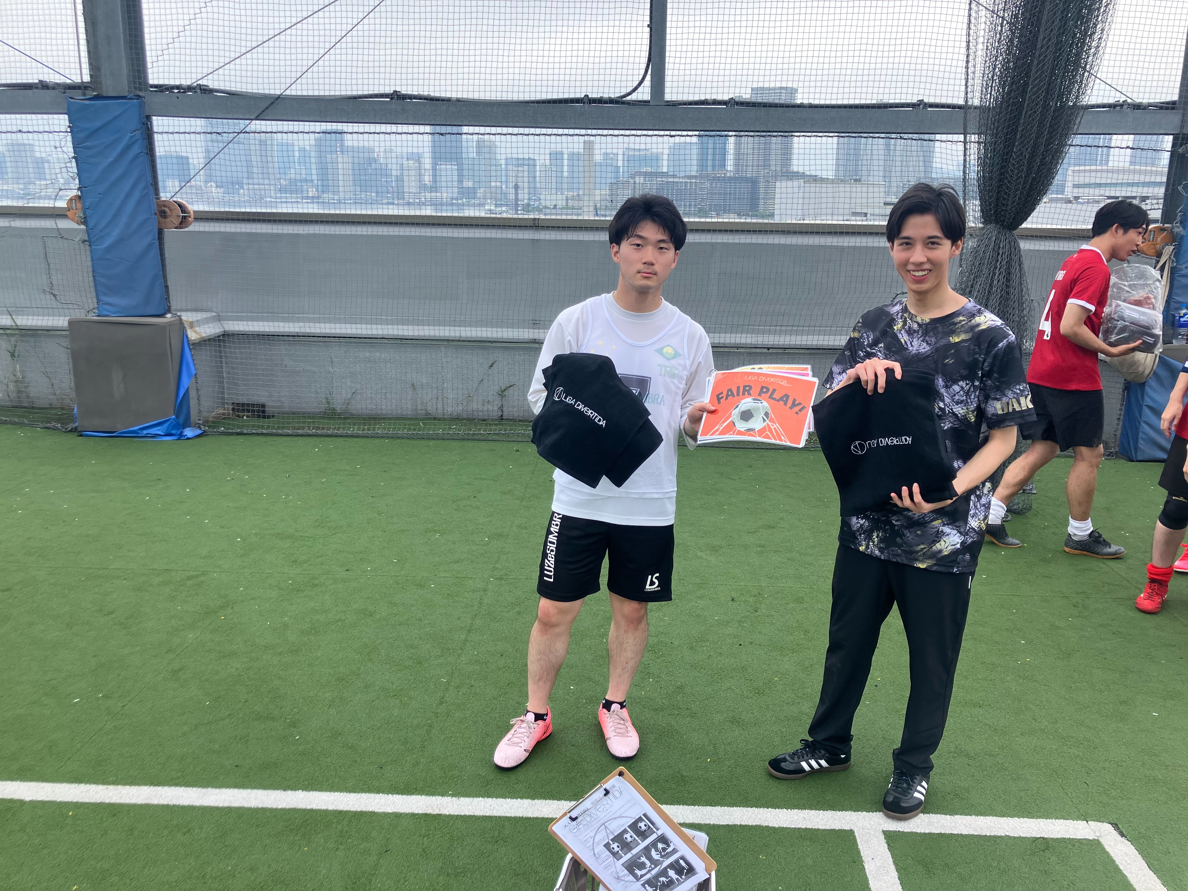 2025年5月25日 有明 BUDDYスポーツアリーナ 屋上人工芝コート フットサル 大会風景