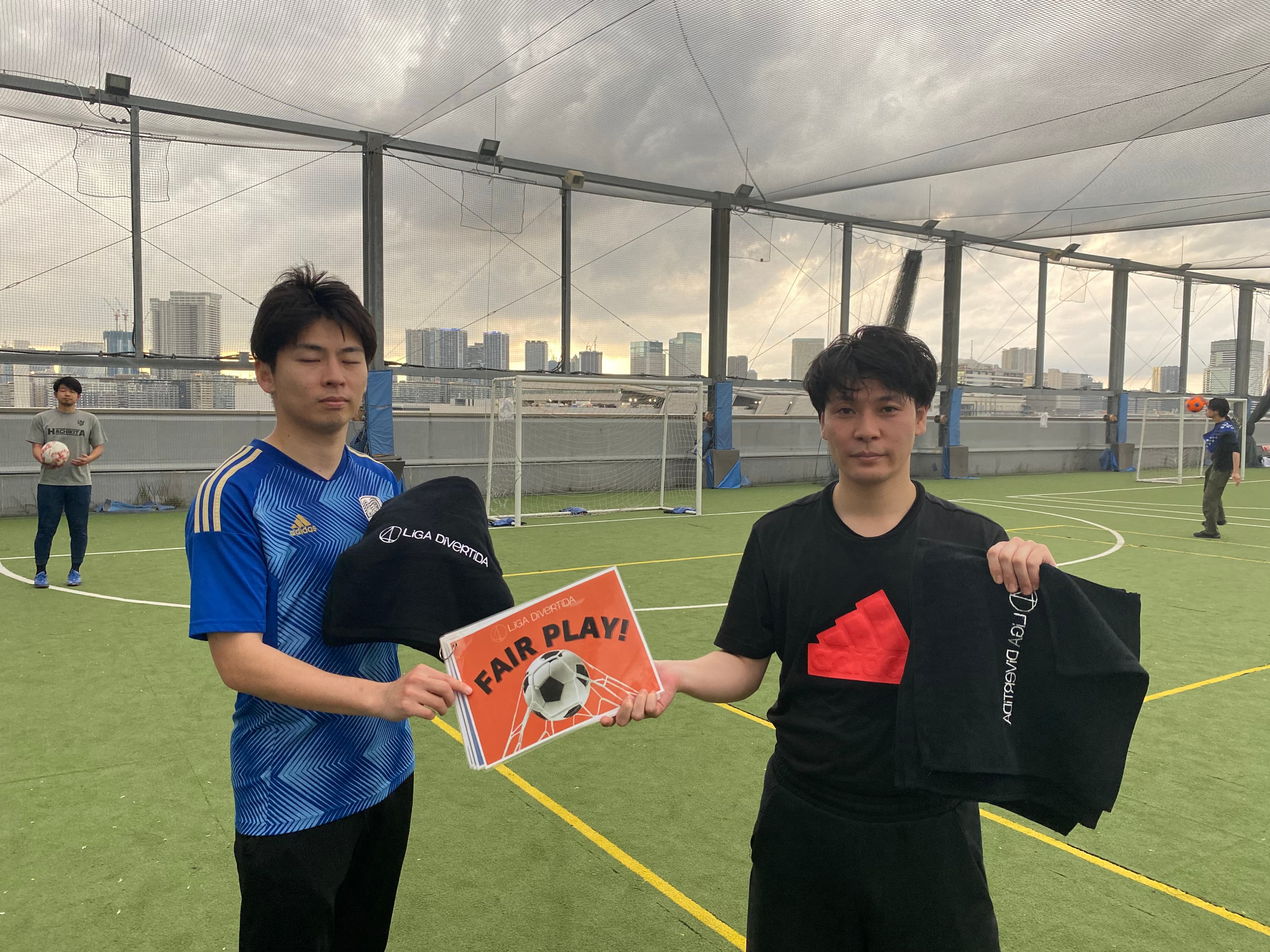 2025年6月1日 有明 BUDDYスポーツアリーナ 屋上人工芝コート フットサル 大会風景