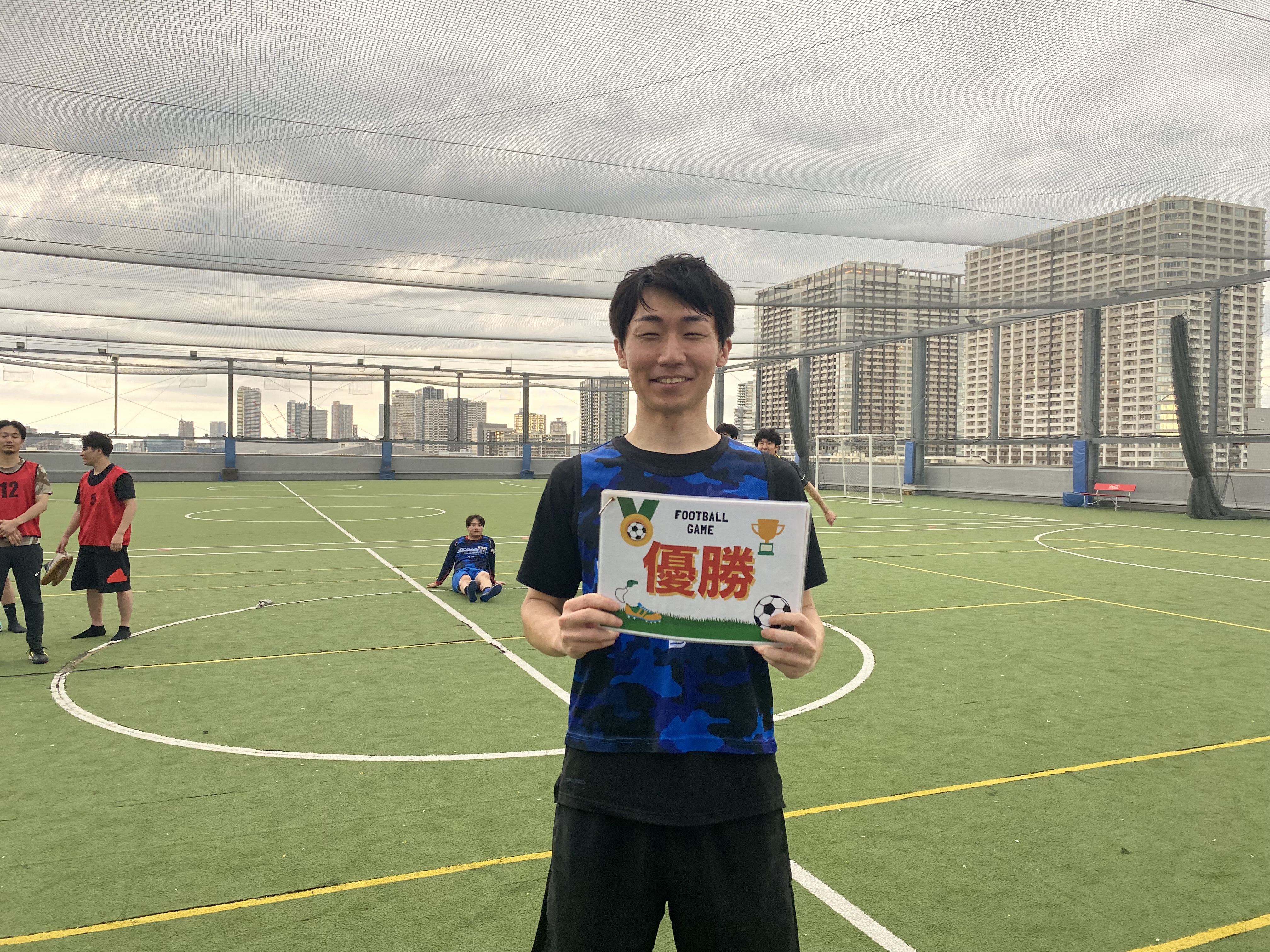 2025年6月1日 有明 BUDDYスポーツアリーナ 屋上人工芝コート フットサル 大会風景