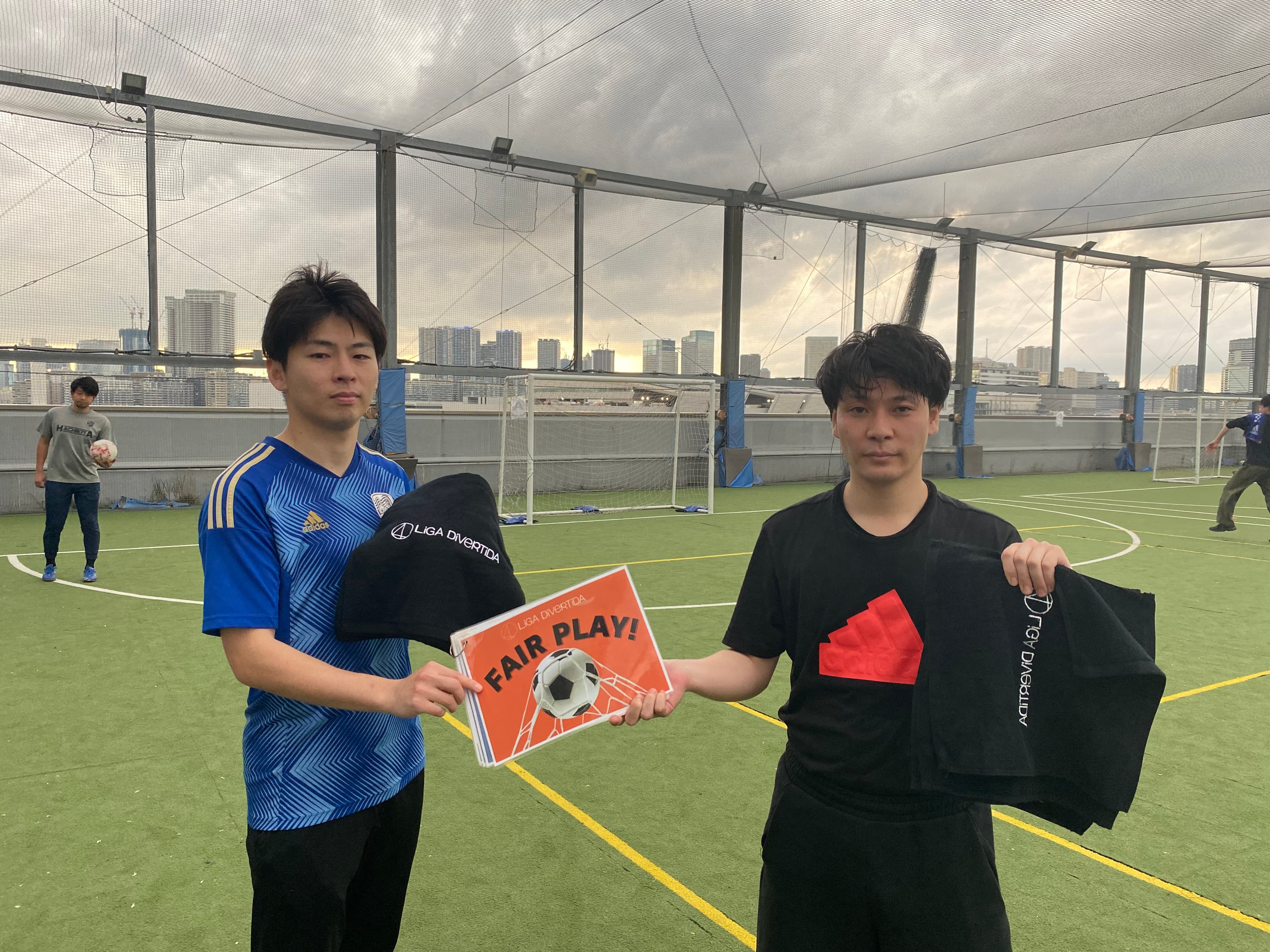 2025年6月1日 有明 BUDDYスポーツアリーナ 屋上人工芝コート フットサル 大会風景