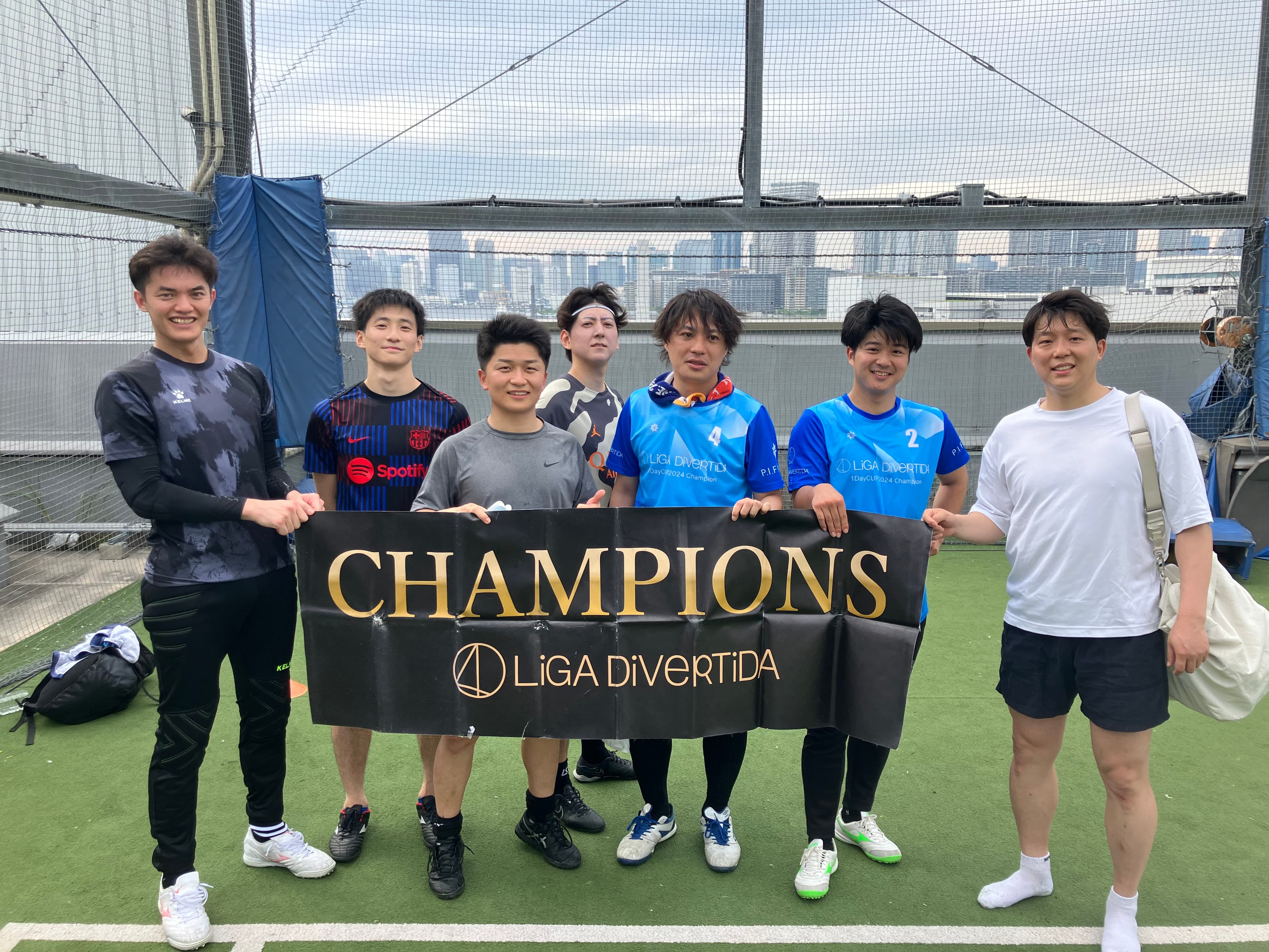 2025年6月7日 有明 BUDDYスポーツアリーナ 屋上人工芝コート フットサル 表彰