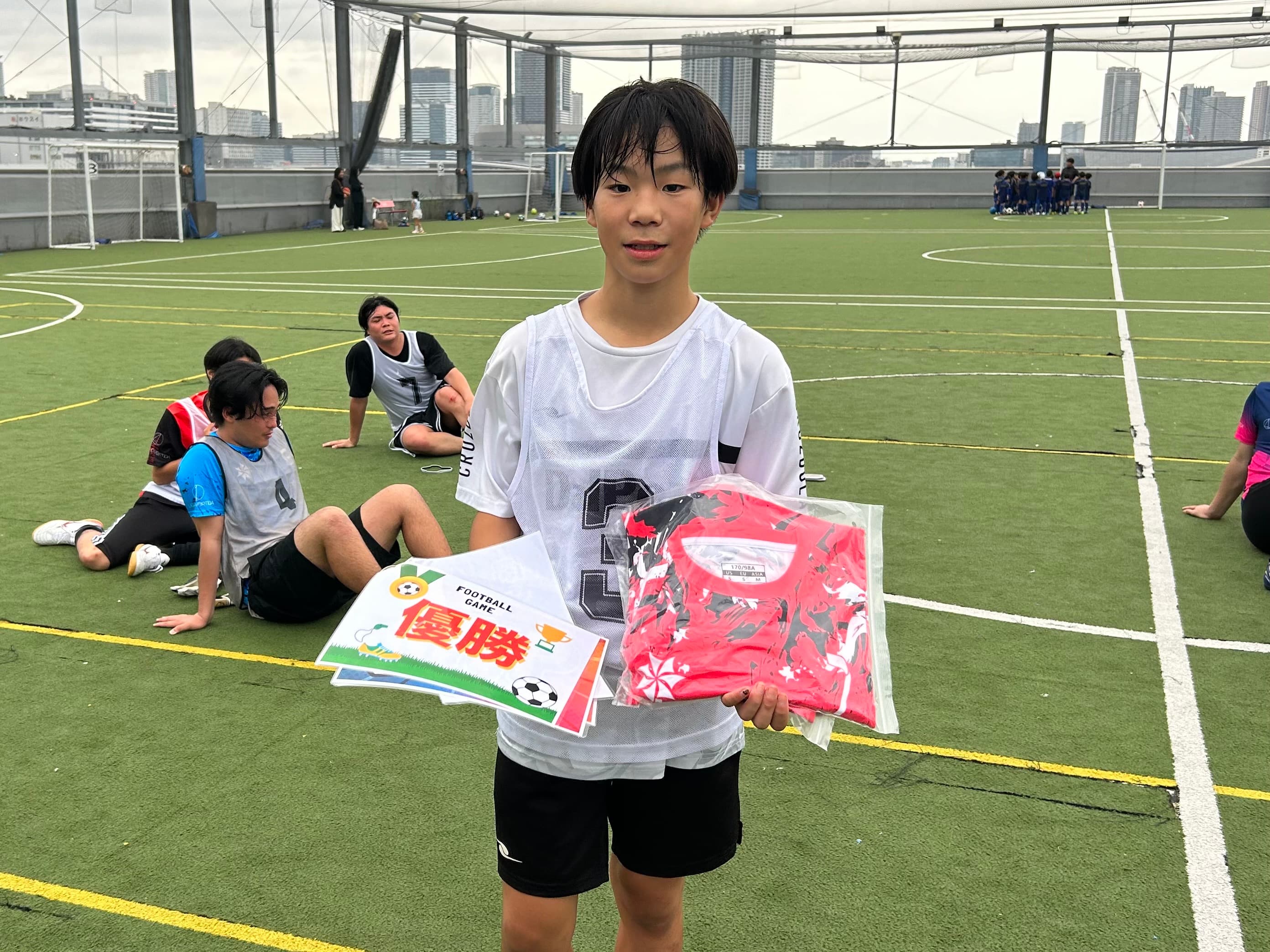 2025年6月14日 有明 BUDDYスポーツアリーナ 屋上人工芝コート フットサル 大会風景