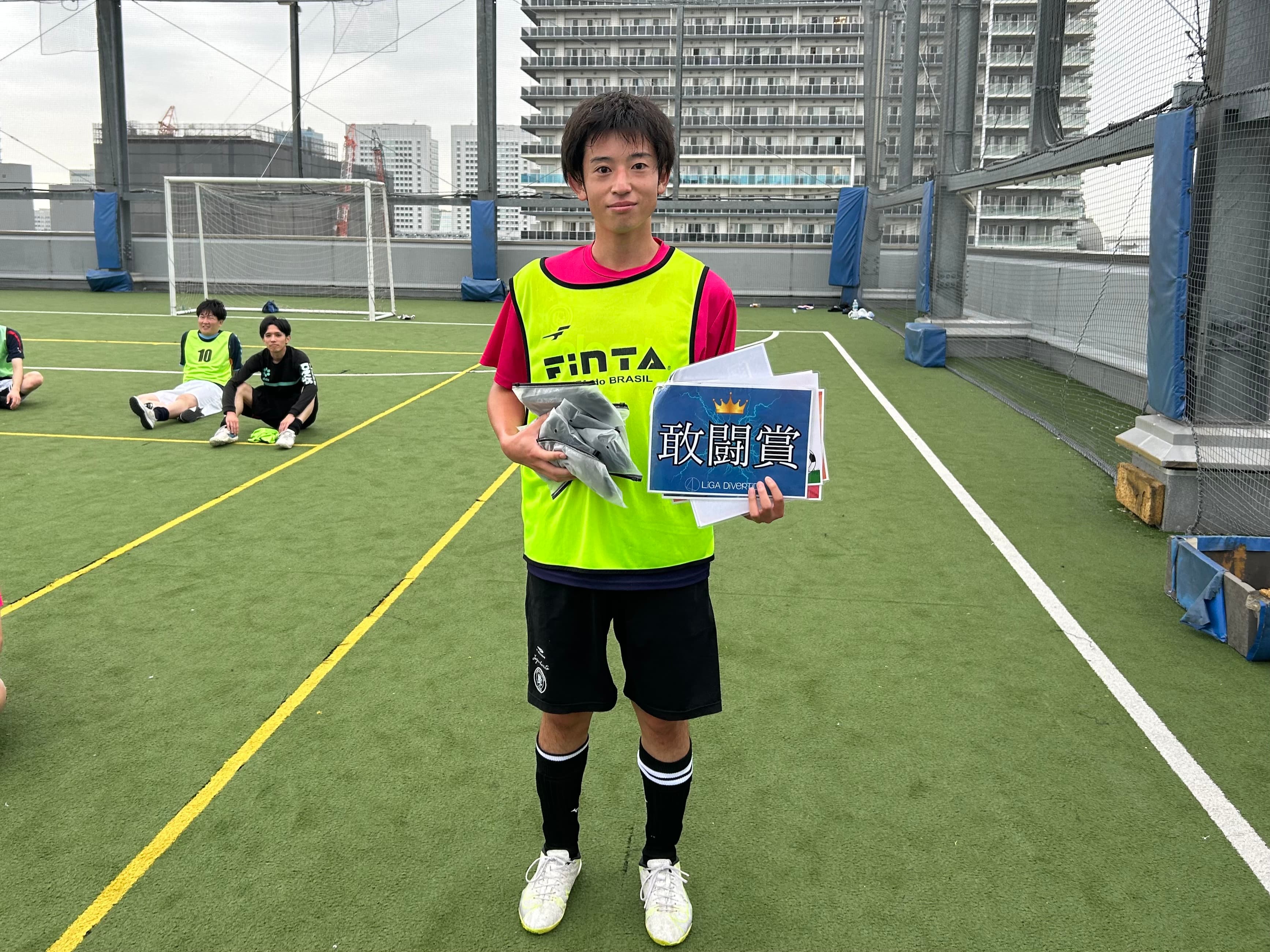 2025年6月14日 有明 BUDDYスポーツアリーナ 屋上人工芝コート フットサル 大会風景