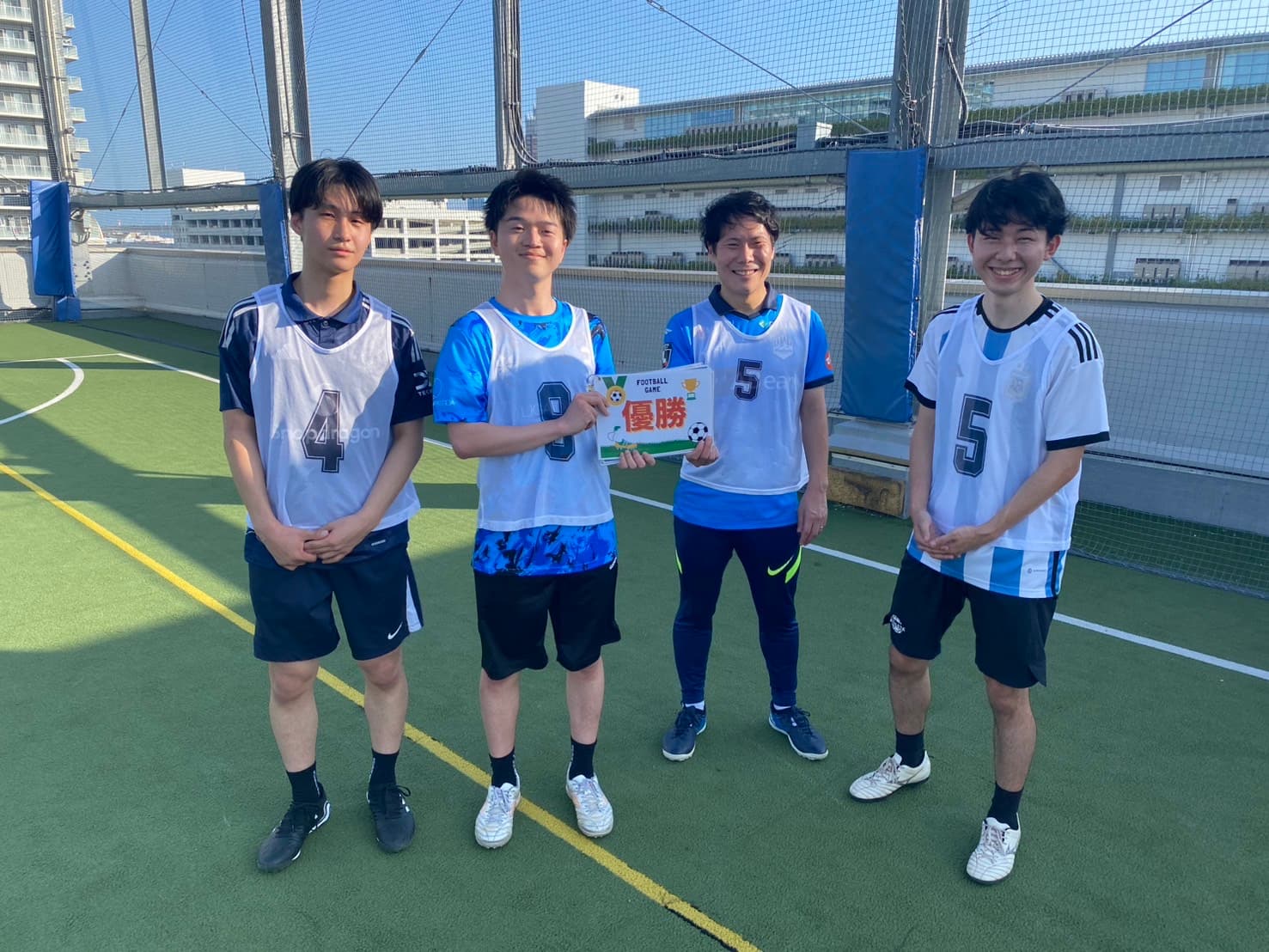 2025年6月22日 有明 BUDDYスポーツアリーナ 屋上人工芝コート フットサル 大会風景