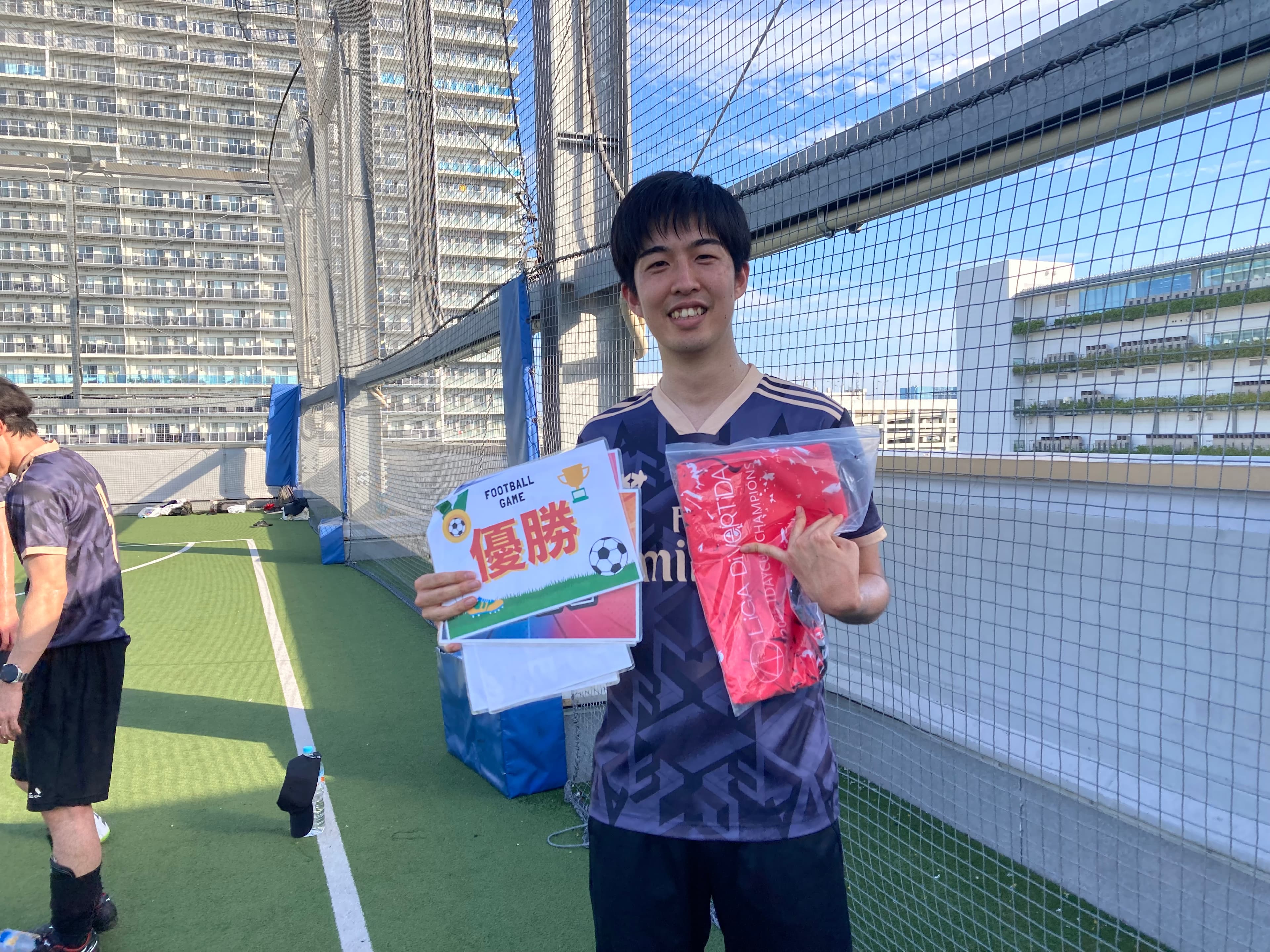 2025年6月28日 有明 BUDDYスポーツアリーナ 屋上人工芝コート フットサル 大会風景